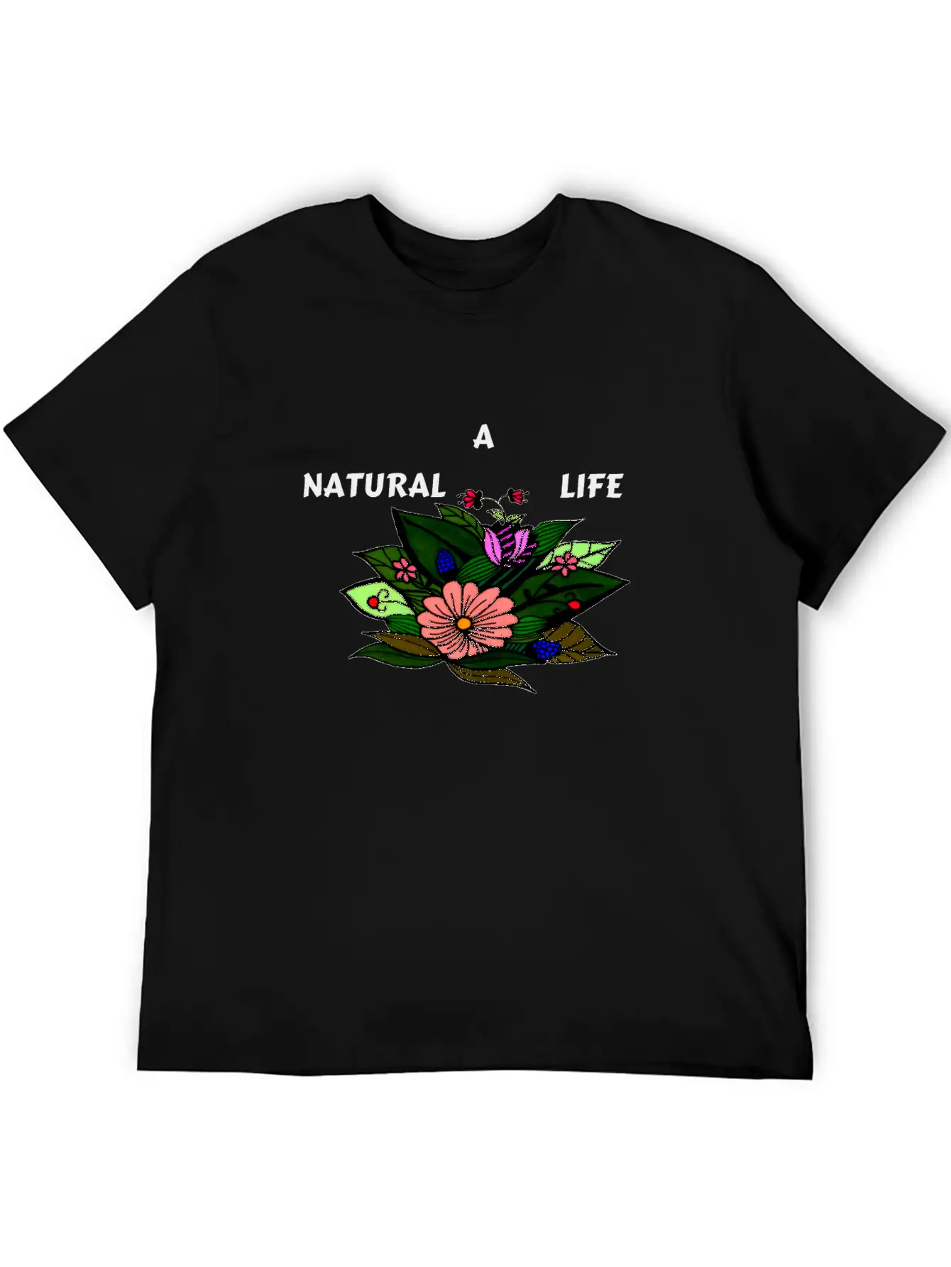 A NATURAL LIFE Modern Fit Casual T-Shirt – Clean And Versatile Design