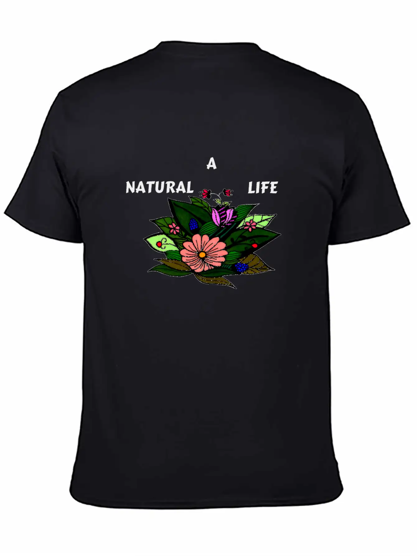 A NATURAL LIFE Modern Fit Casual T-Shirt – Clean And Versatile Design