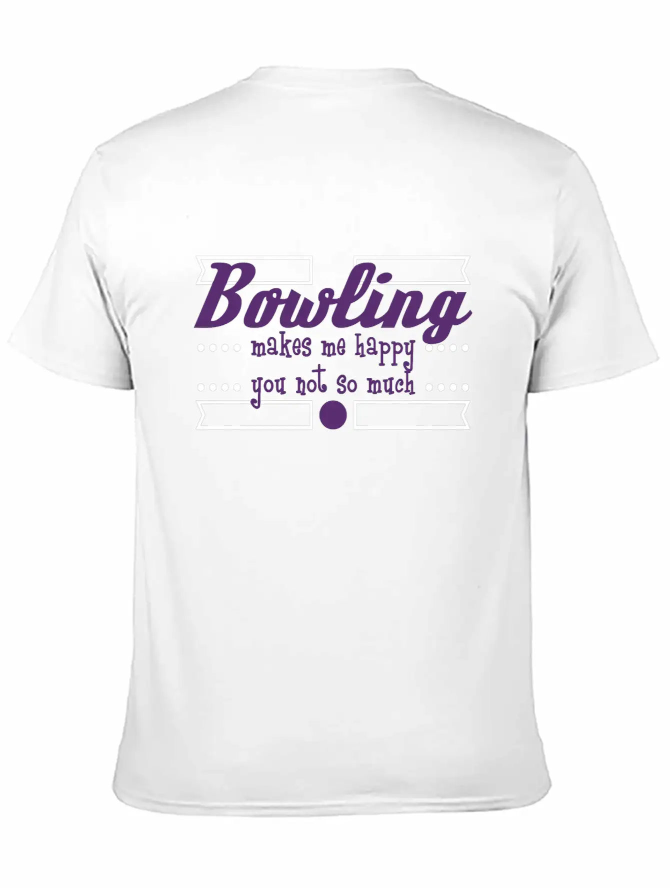 A Nice Bowling Tee For Bowlers "Bowling Makes Me Unisex Casual T-Shirt – Clean Design For Daily Comfort