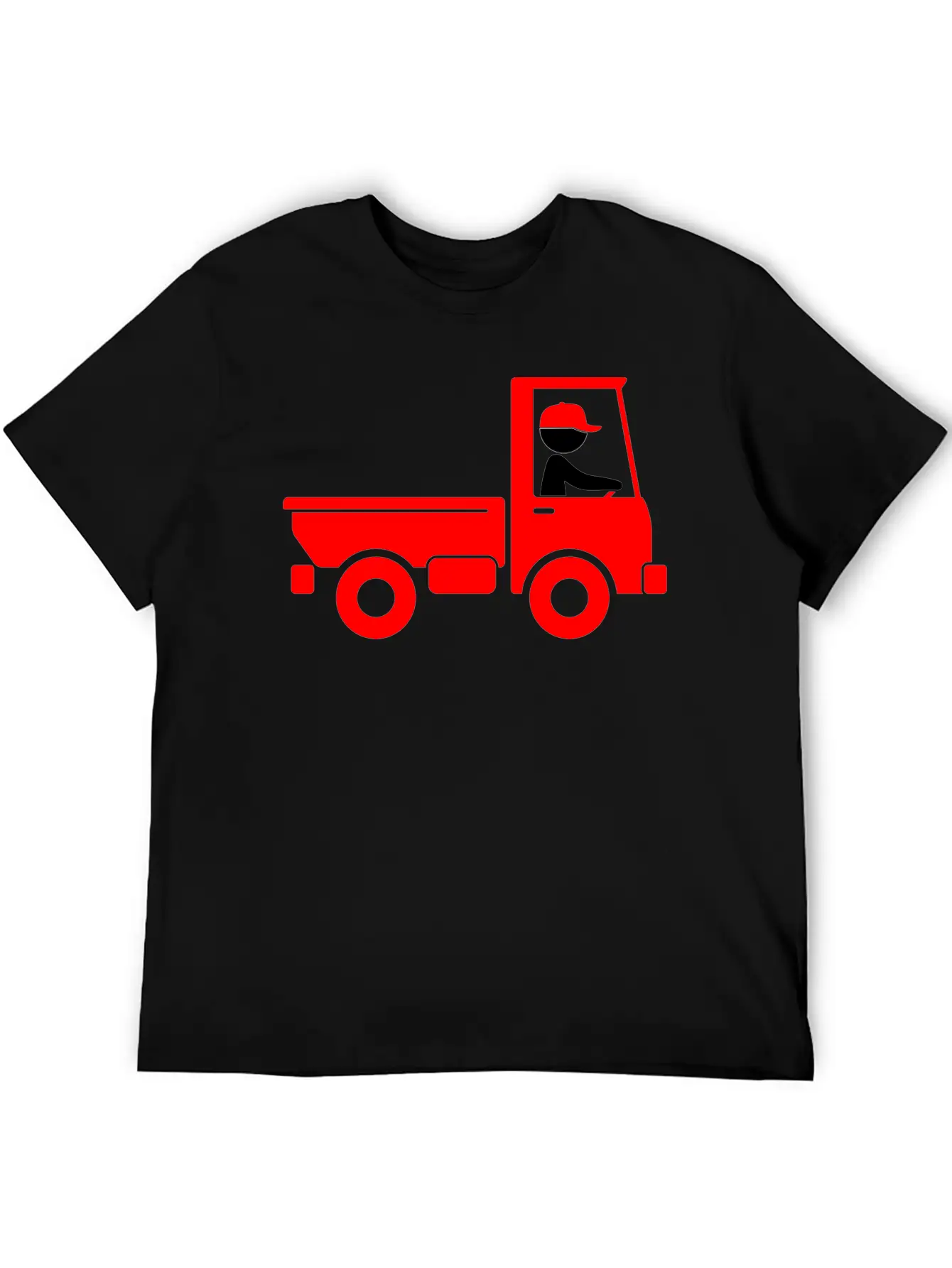 A Pickup Truck Drives To A Warehouse Classic Fit Graphic Tee For Daily Comfort – Unisex Cotton Shirt