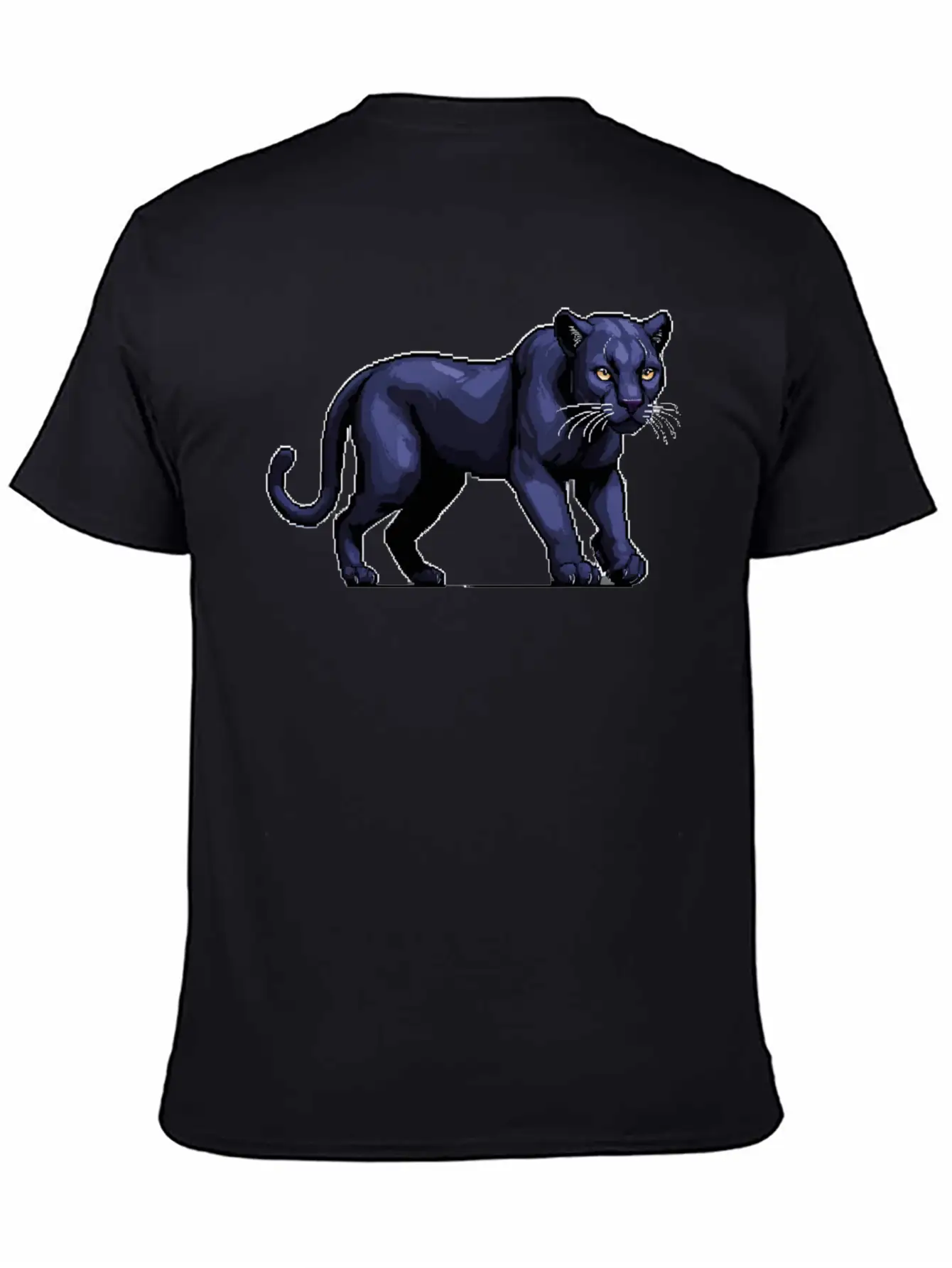 A Pixel Art Of A Panther Stylish Everyday T-Shirt – Unisex Basic Cotton Tee