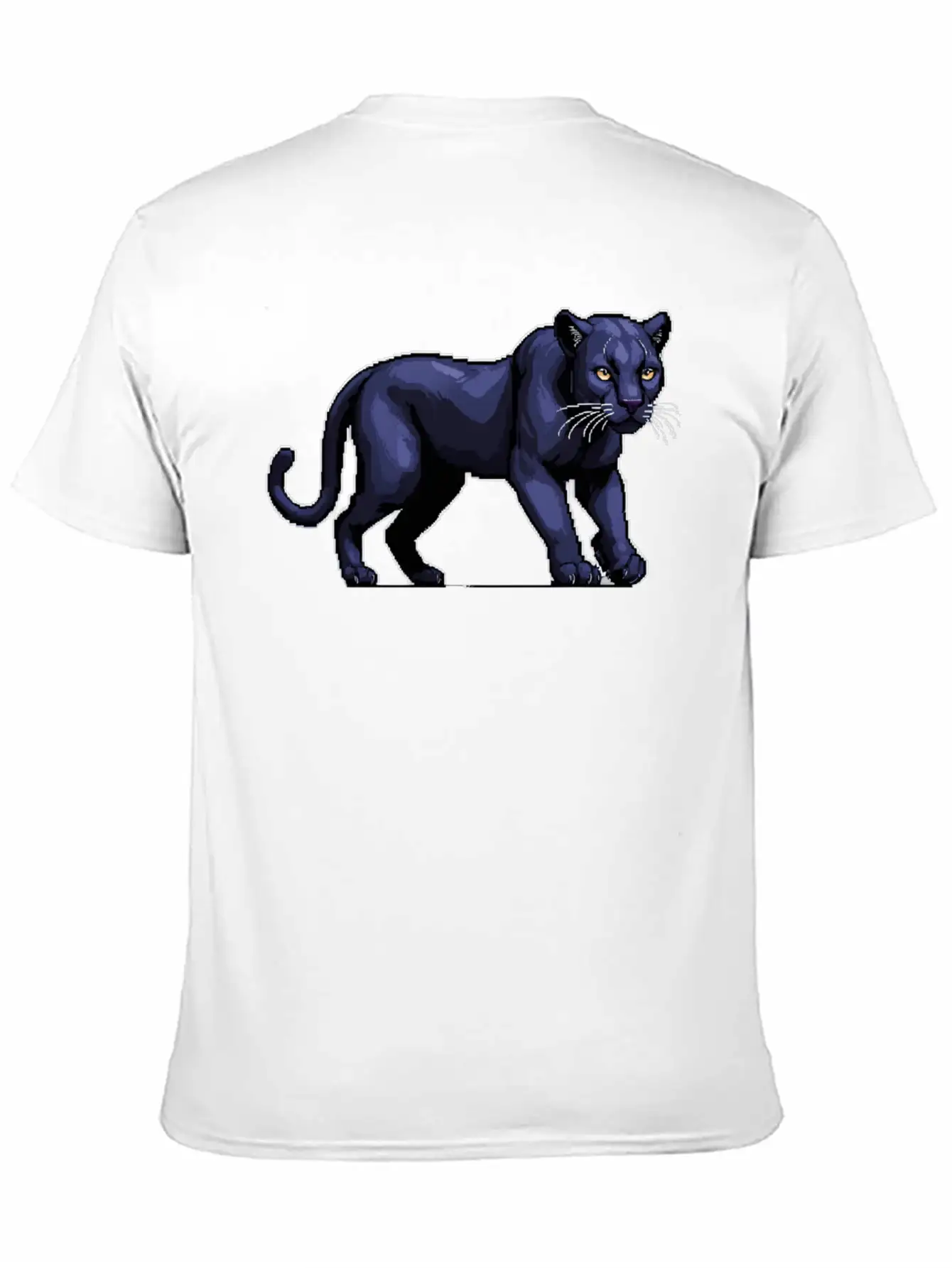 A Pixel Art Of A Panther Stylish Everyday T-Shirt – Unisex Basic Cotton Tee