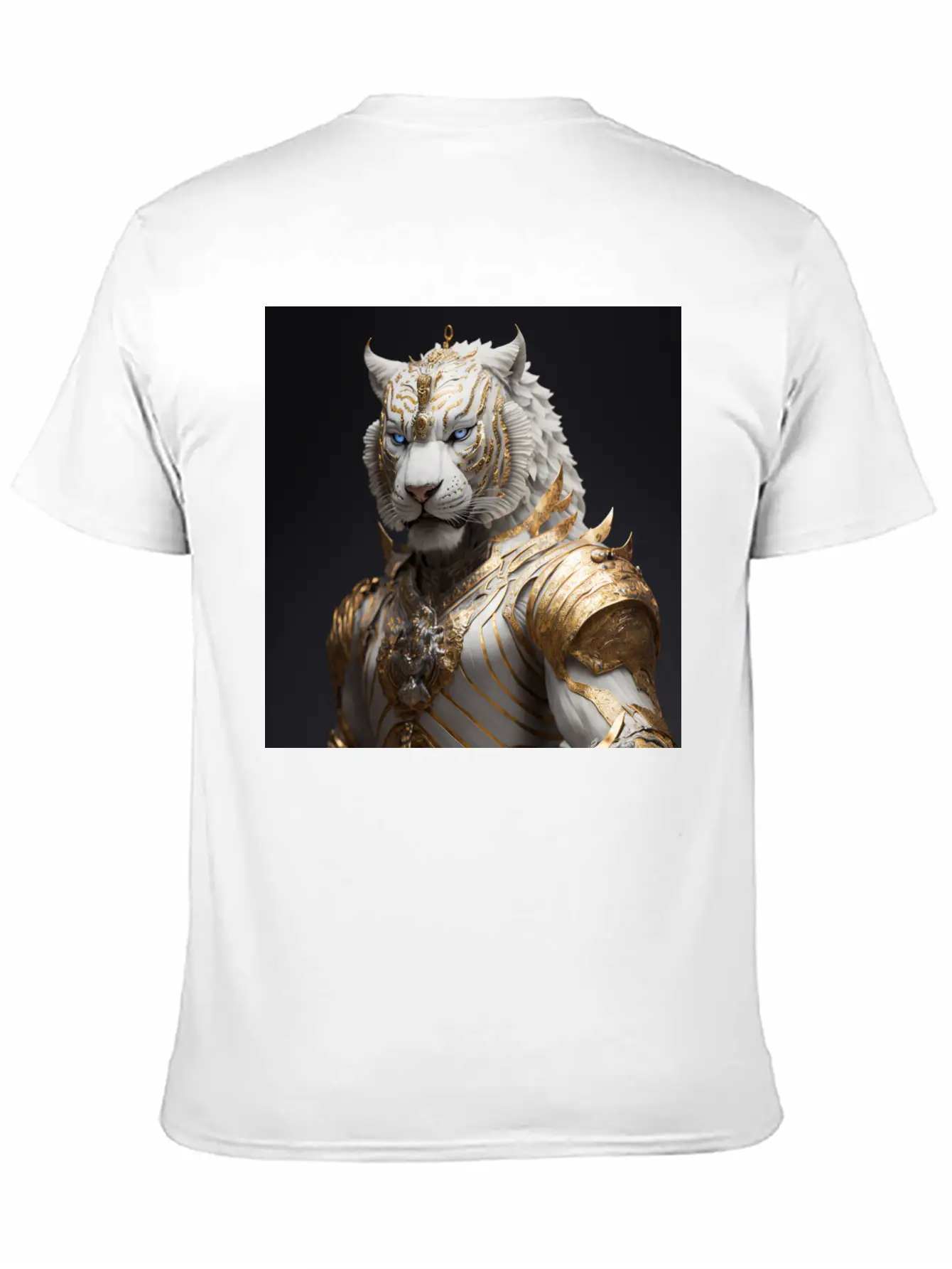 A Statue Of A Tiger Hyperdetailed Fantasy Relaxed Everyday Tee – Lightweight And Durable Cotton