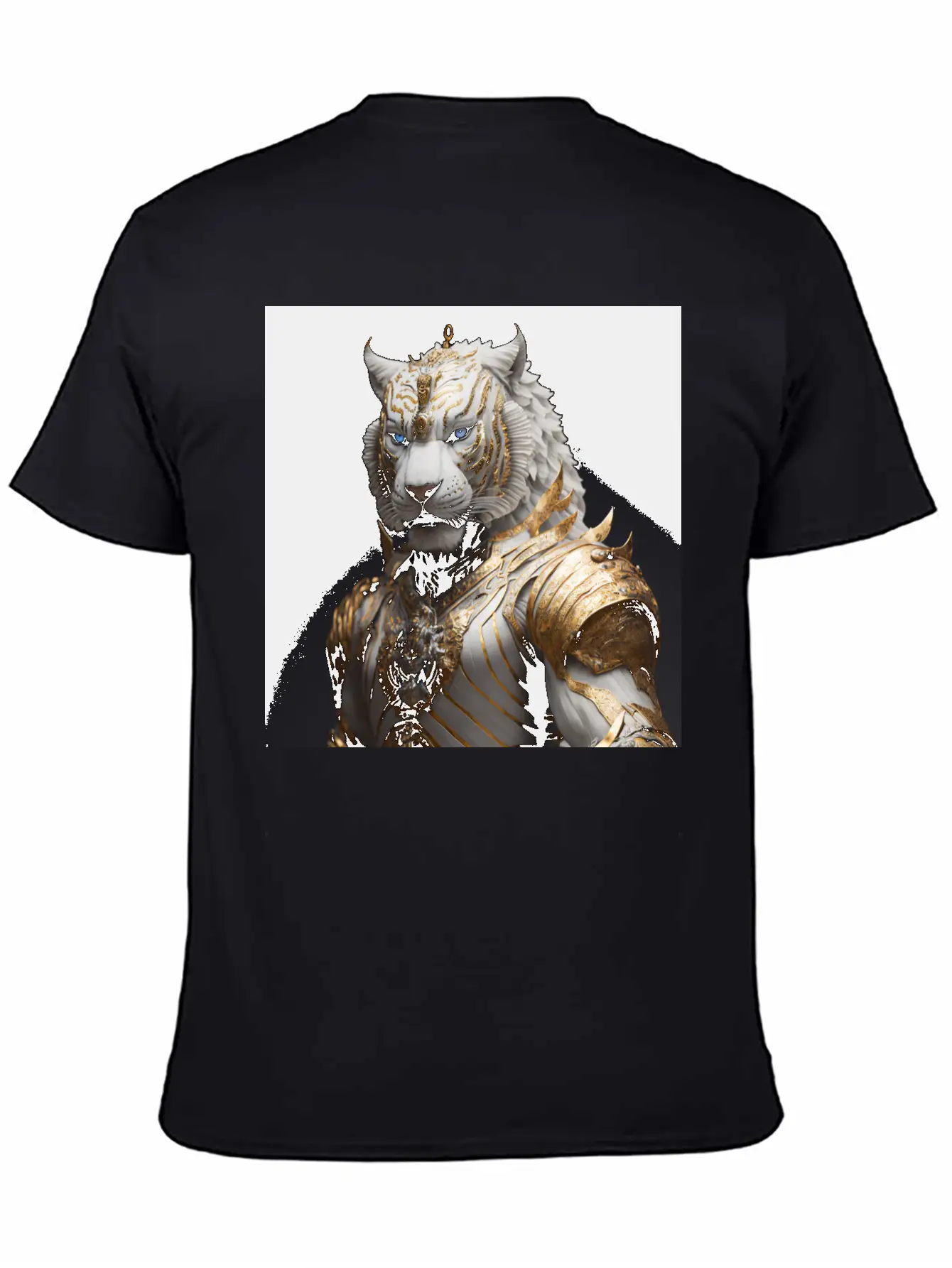 A Statue Of A Tiger Hyperdetailed Fantasy Relaxed Everyday Tee – Lightweight And Durable Cotton