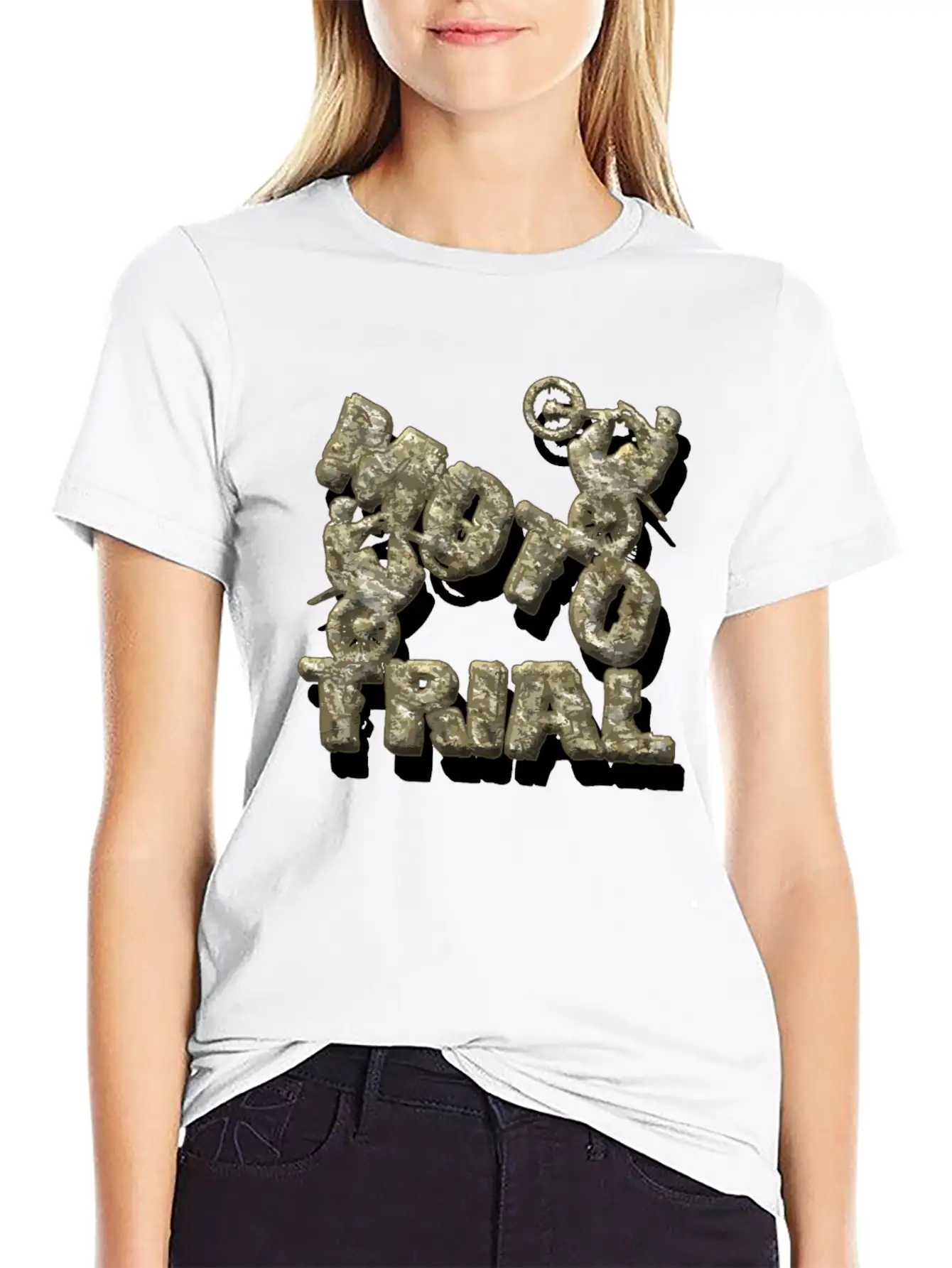 A Stone Monument For - Moto Trial Stylish Everyday T-Shirt – Unisex Basic Cotton Tee