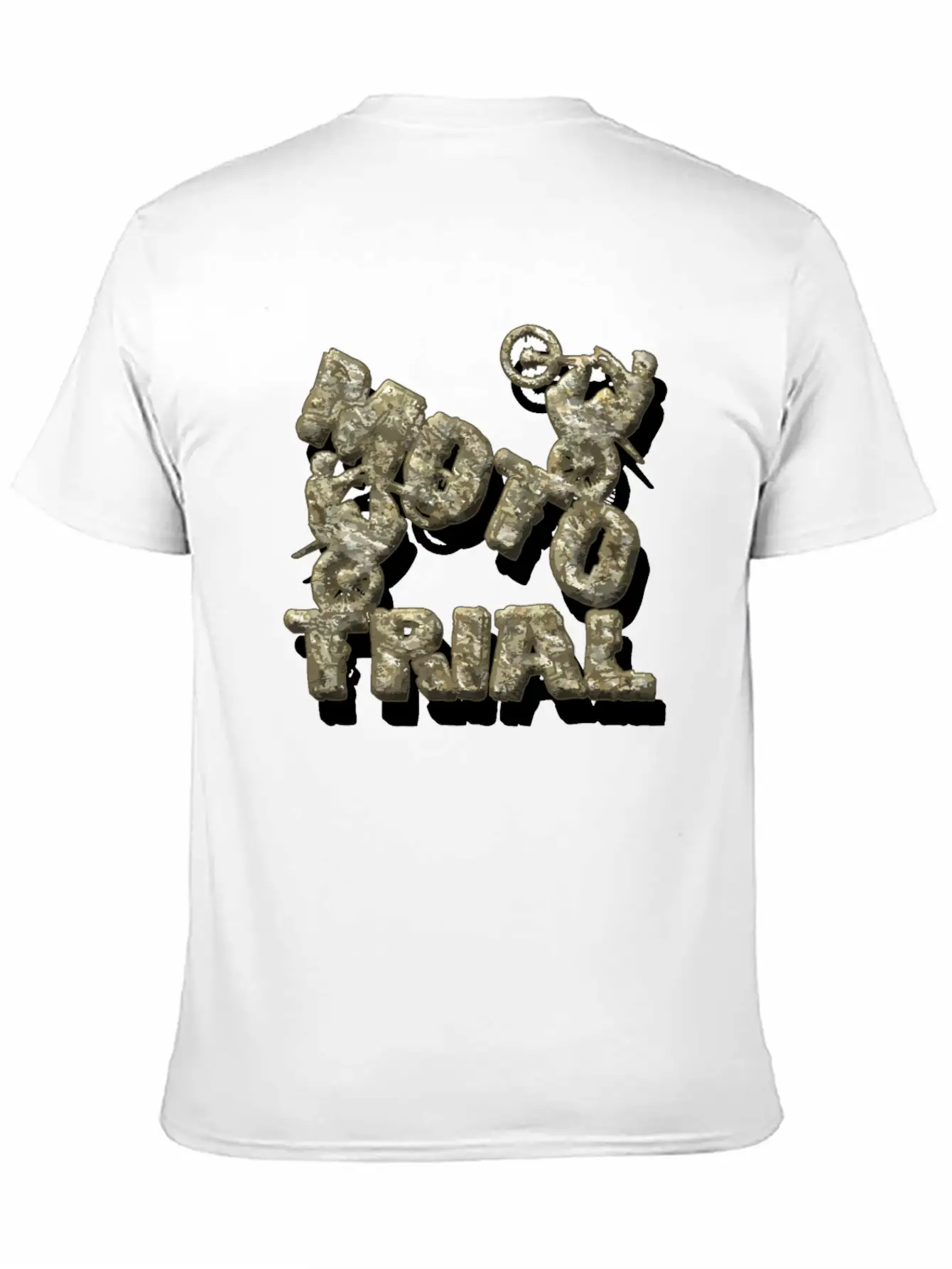 A Stone Monument For - Moto Trial Stylish Everyday T-Shirt – Unisex Basic Cotton Tee
