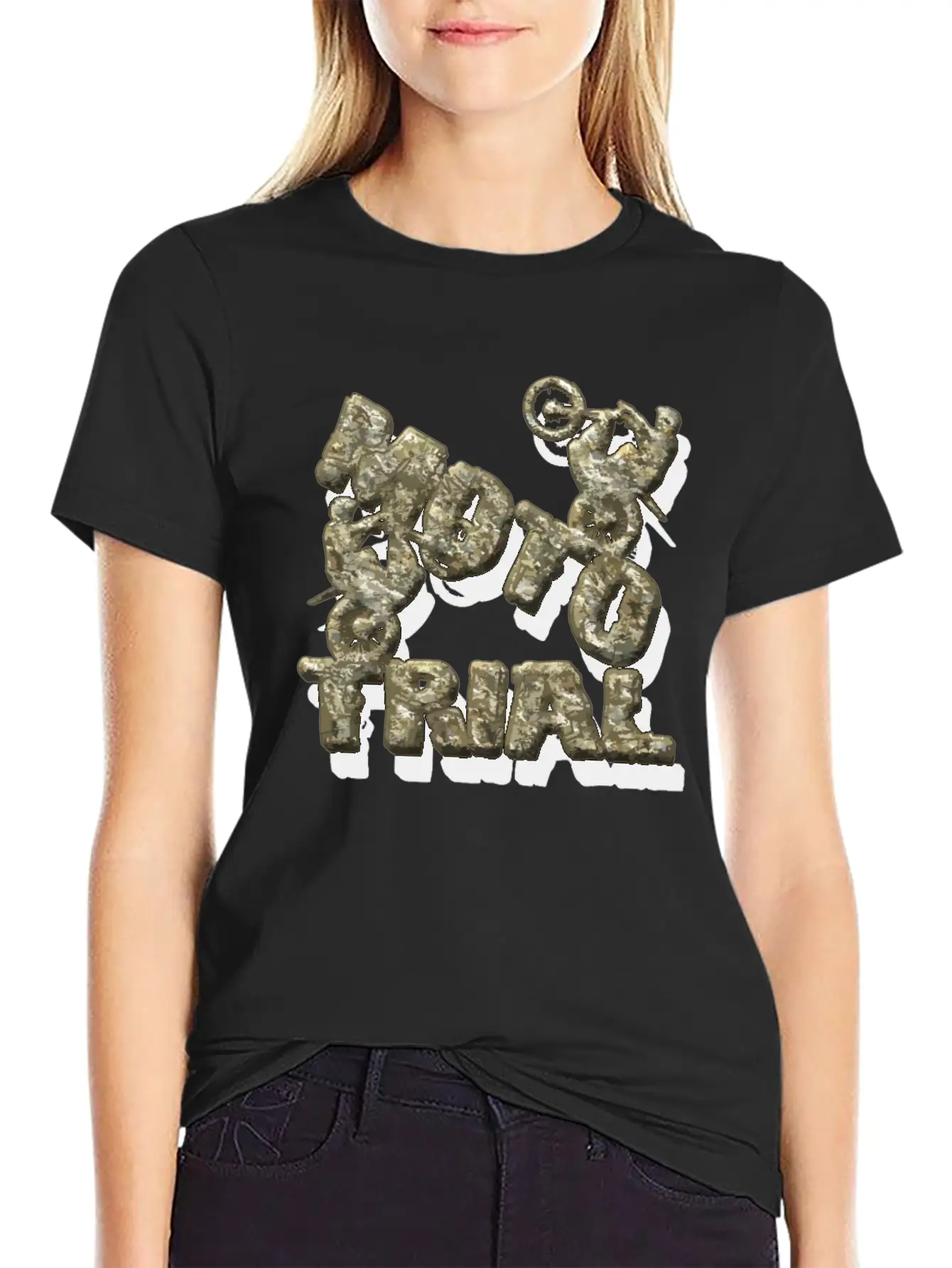 A Stone Monument For - Moto Trial Stylish Everyday T-Shirt – Unisex Basic Cotton Tee