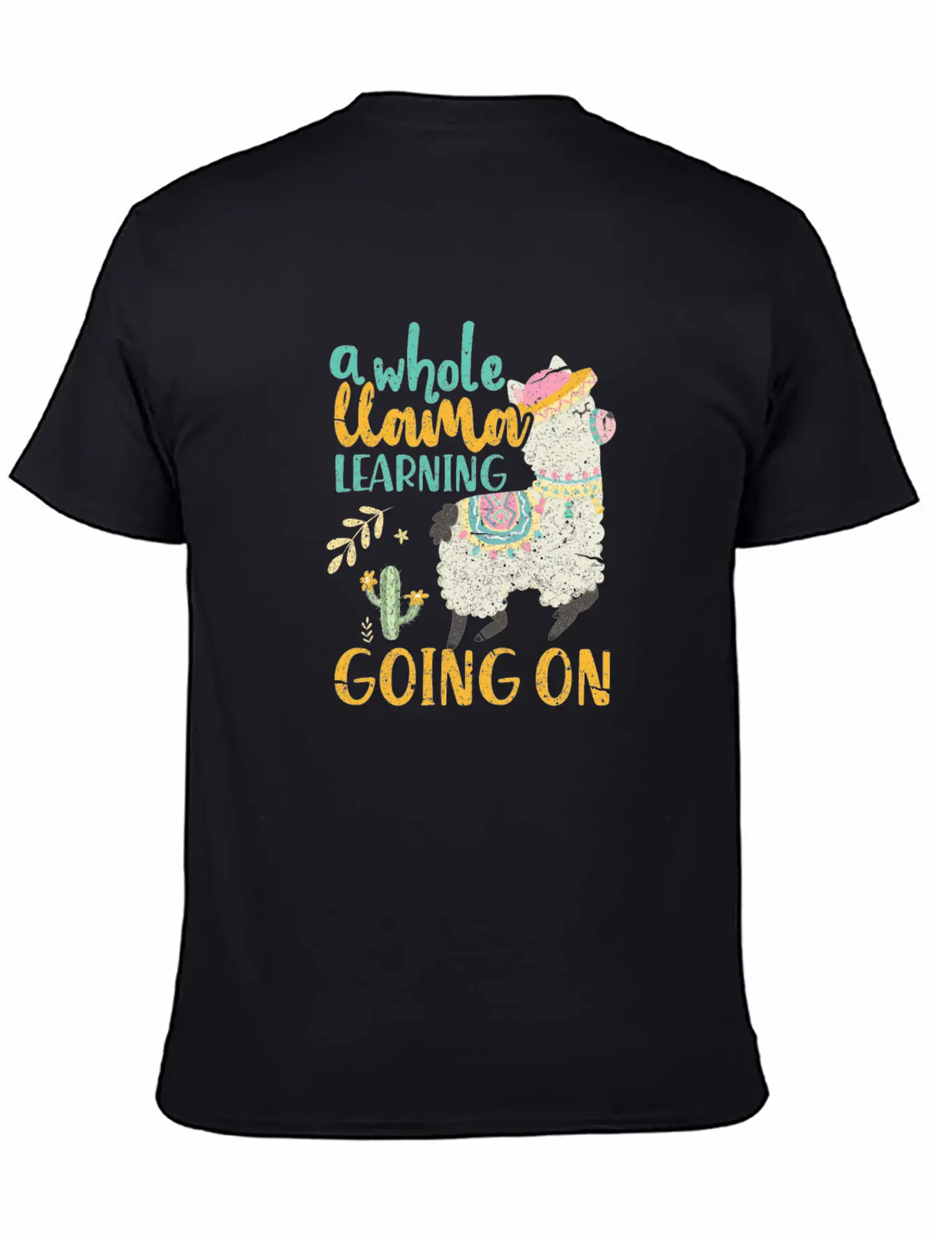 A Whole Llama Learning Going On Modern Fit Casual T-Shirt – Clean And Versatile Design