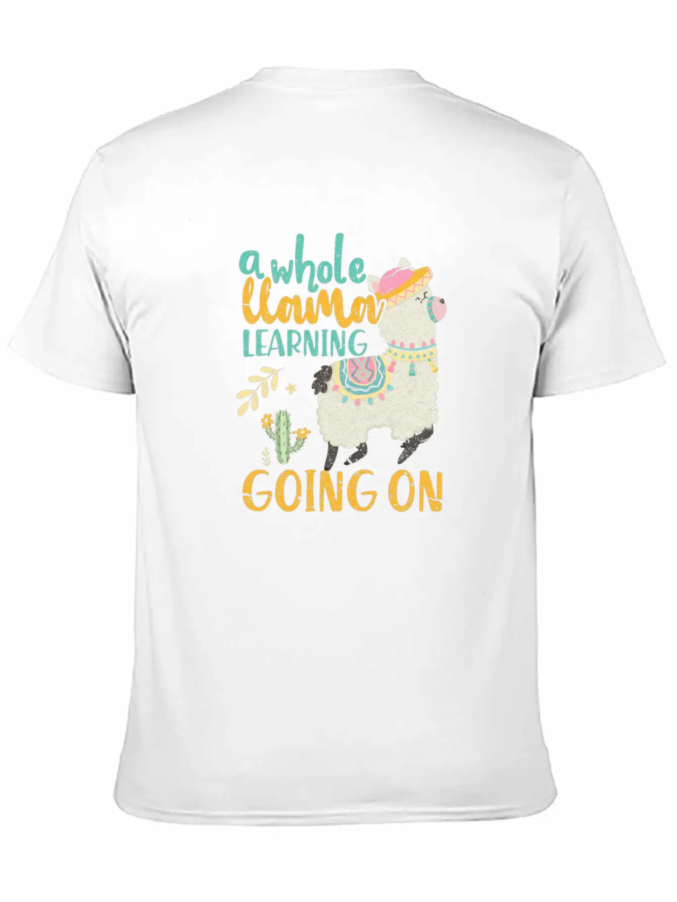 A Whole Llama Learning Going On Modern Fit Casual T-Shirt – Clean And Versatile Design