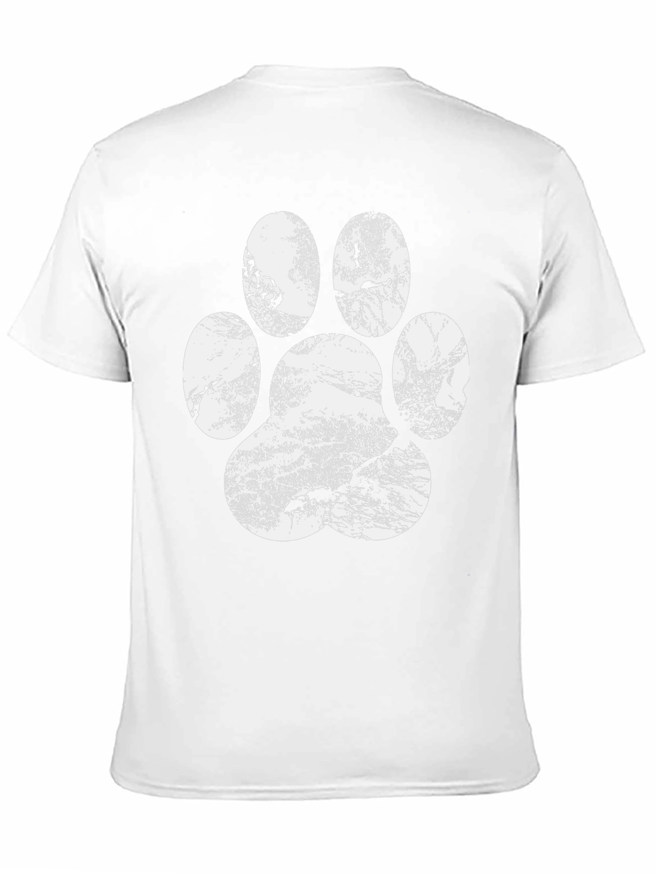Paw Print Graphic Tee - Nature Lovers Black T-Shirt