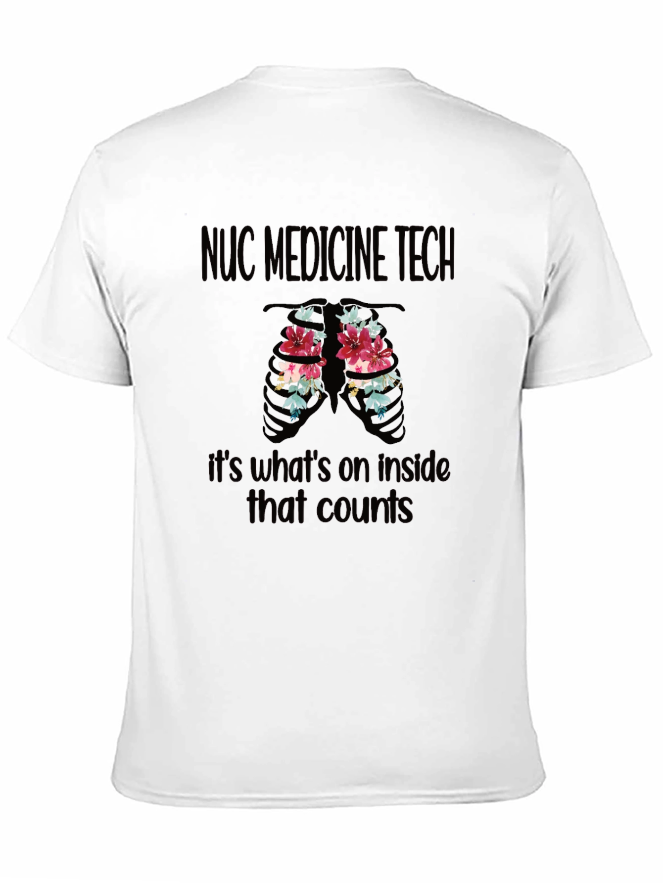 NUC Medicine Tech Floral Ribcage T-Shirt
