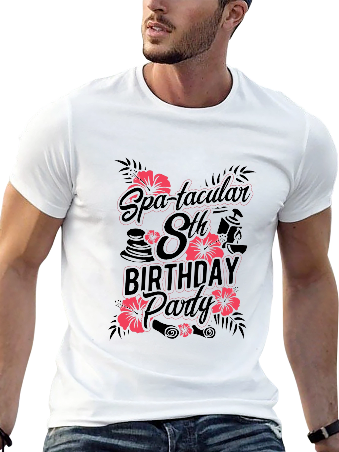 Spa-tacular 8th Birthday Party T-Shirt