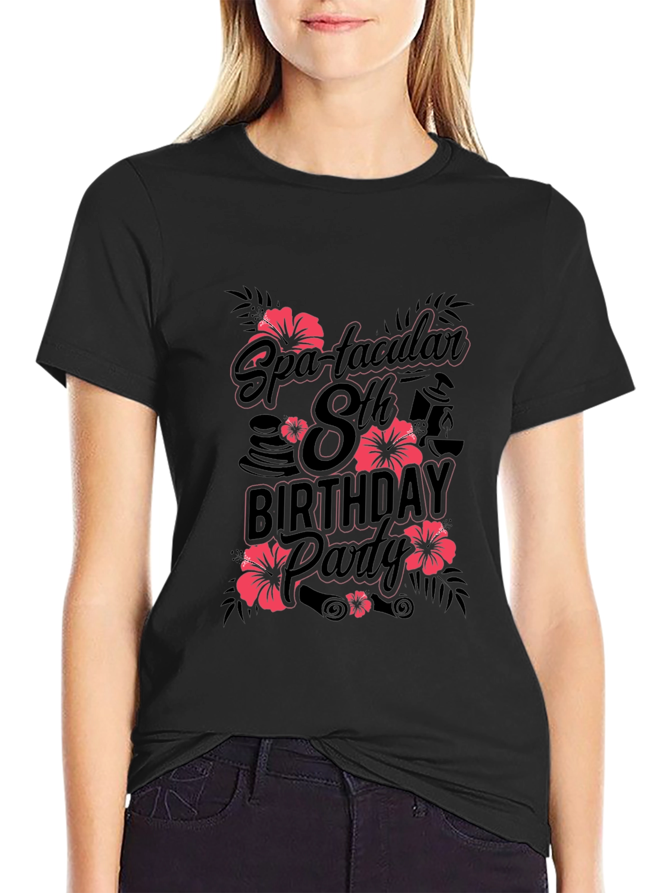 Spa-tacular 8th Birthday Party T-Shirt
