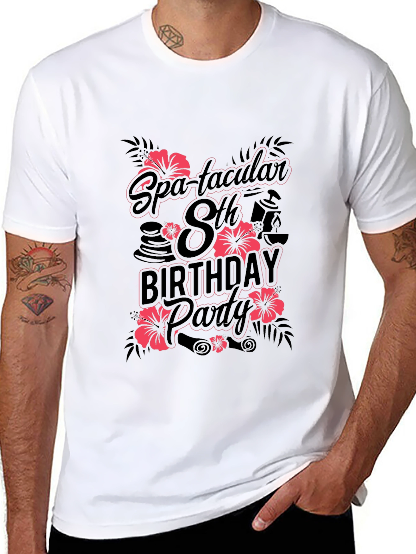 Spa-tacular 8th Birthday Party T-Shirt