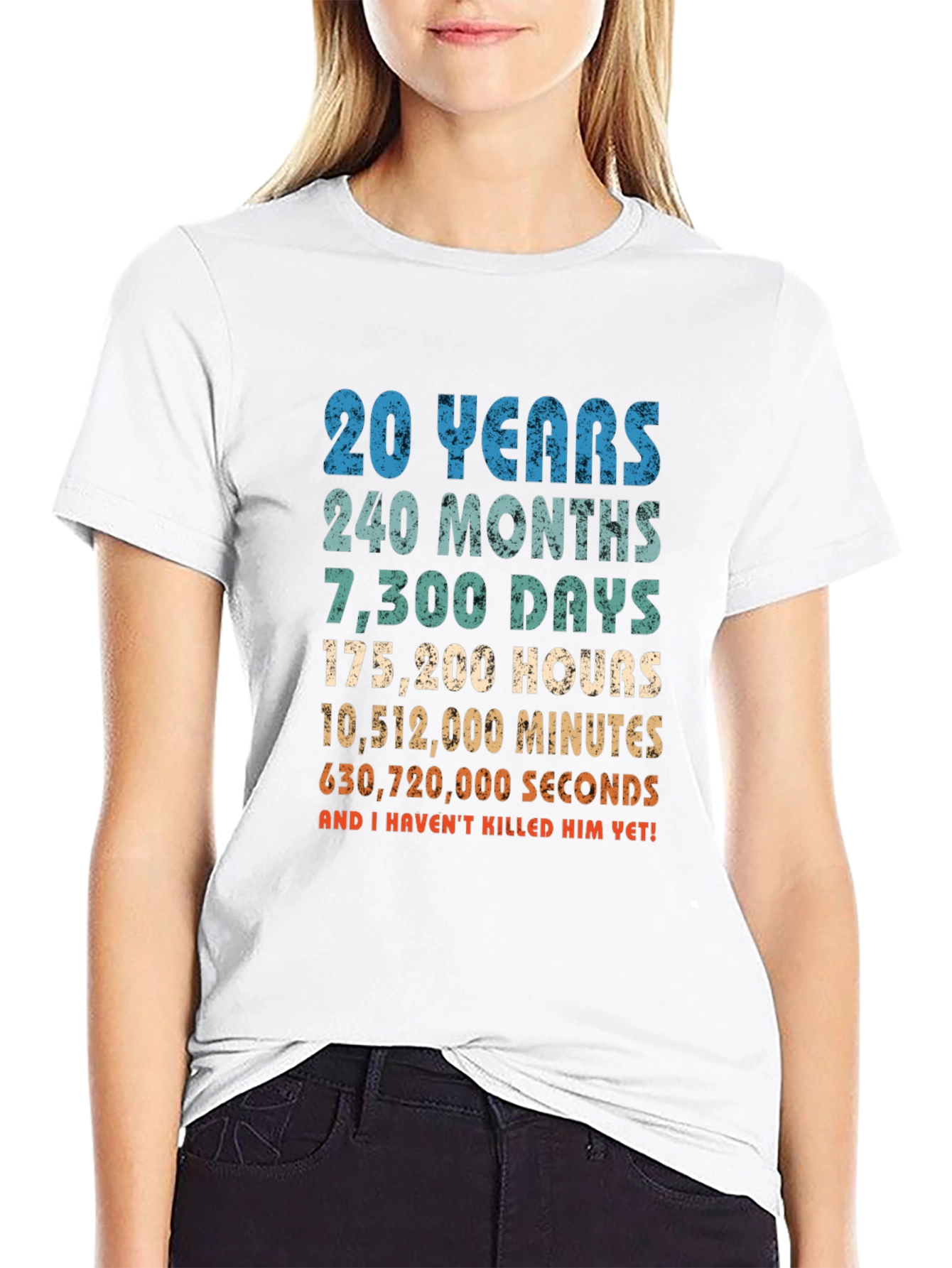 20th Anniversary T-Shirt - Funny Husband Gift