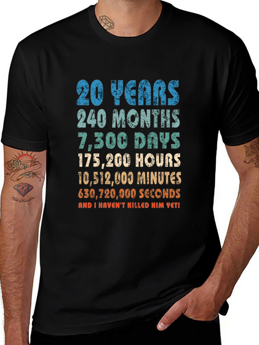 20th Anniversary T-Shirt - Funny Husband Gift