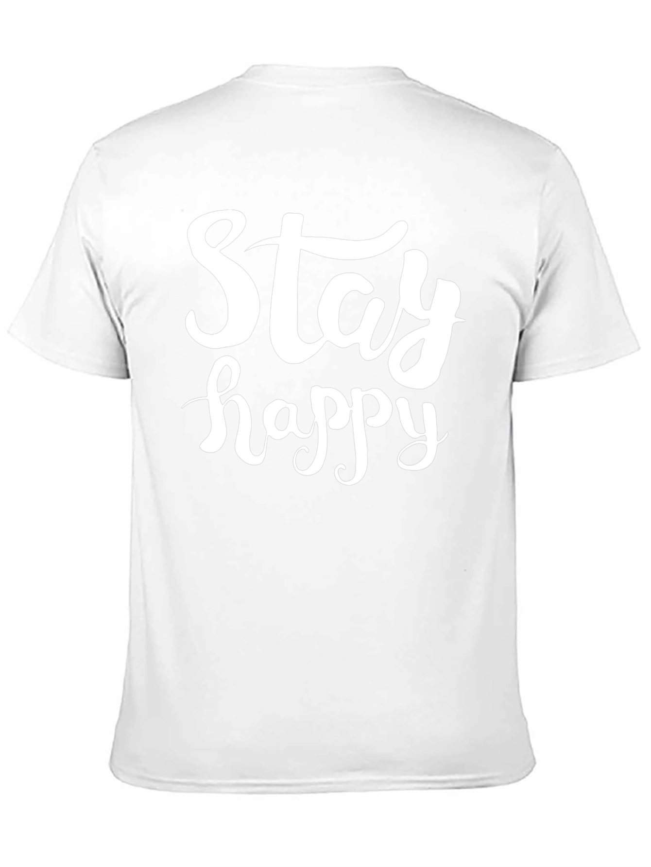 Stay Happy Black T-Shirt