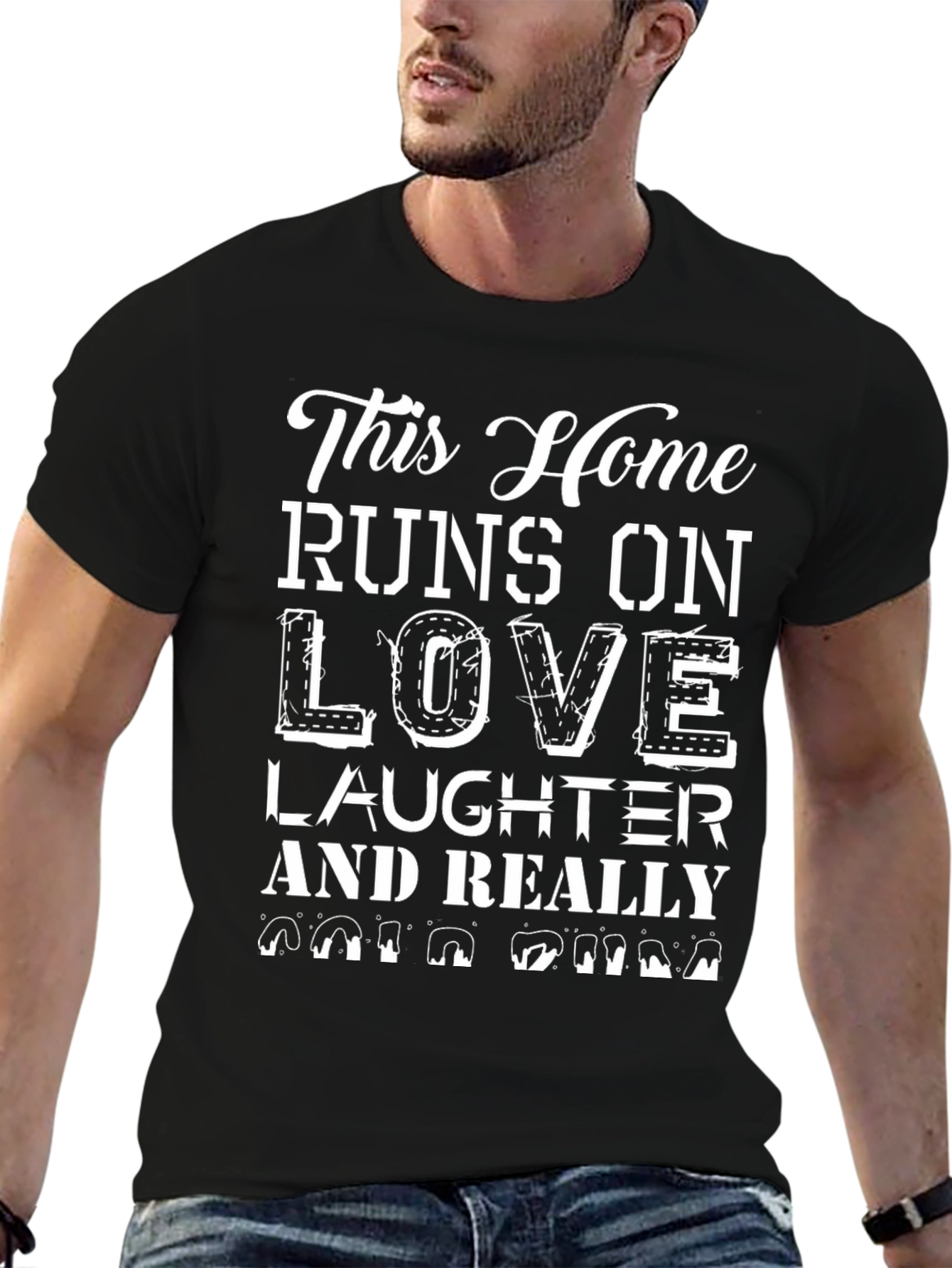 Runs on Love Laughter & Coffee T-Shirt