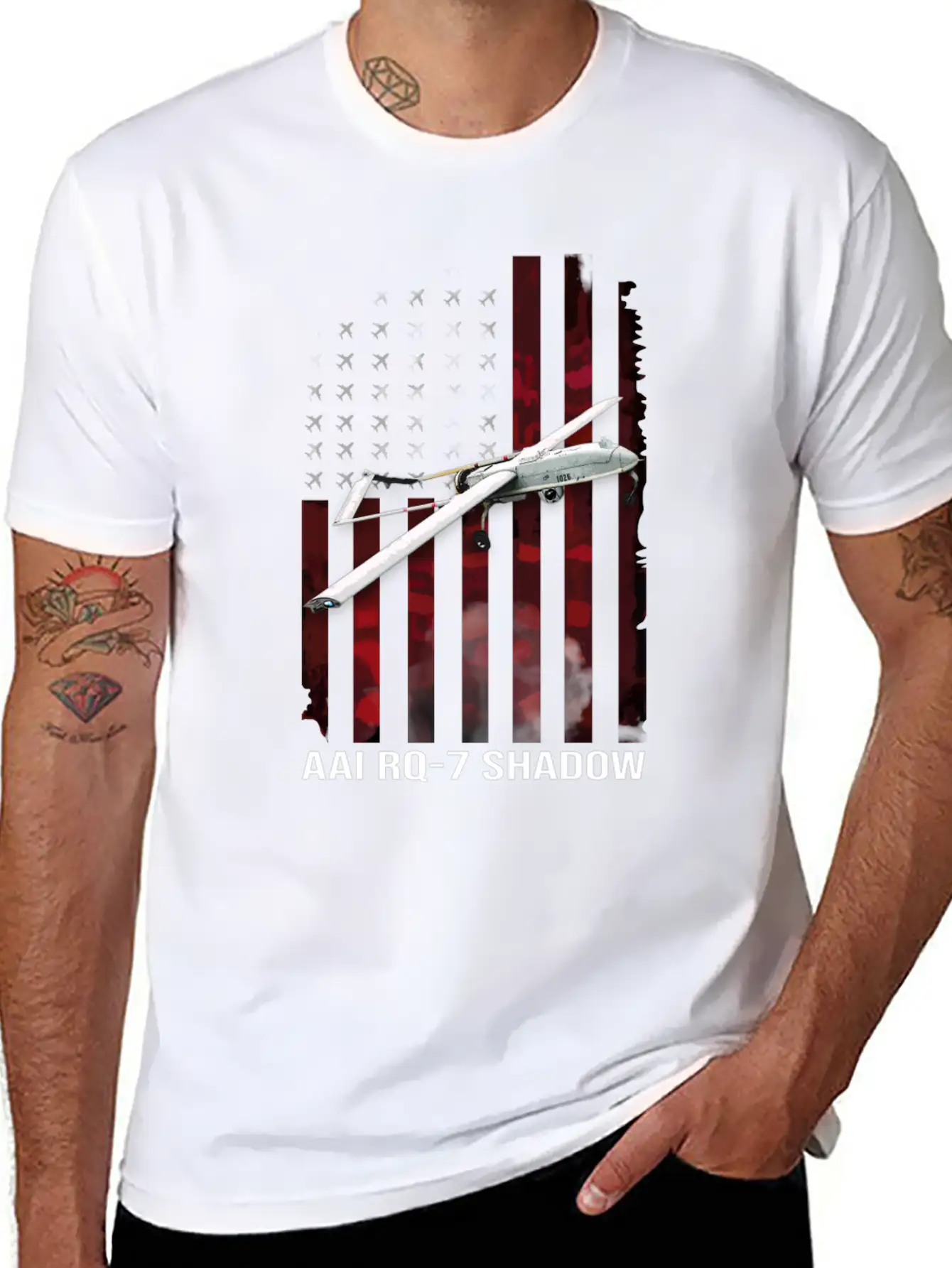 AAI RQ 7 Shadow Relaxed Everyday Tee – Lightweight And Durable Cotton