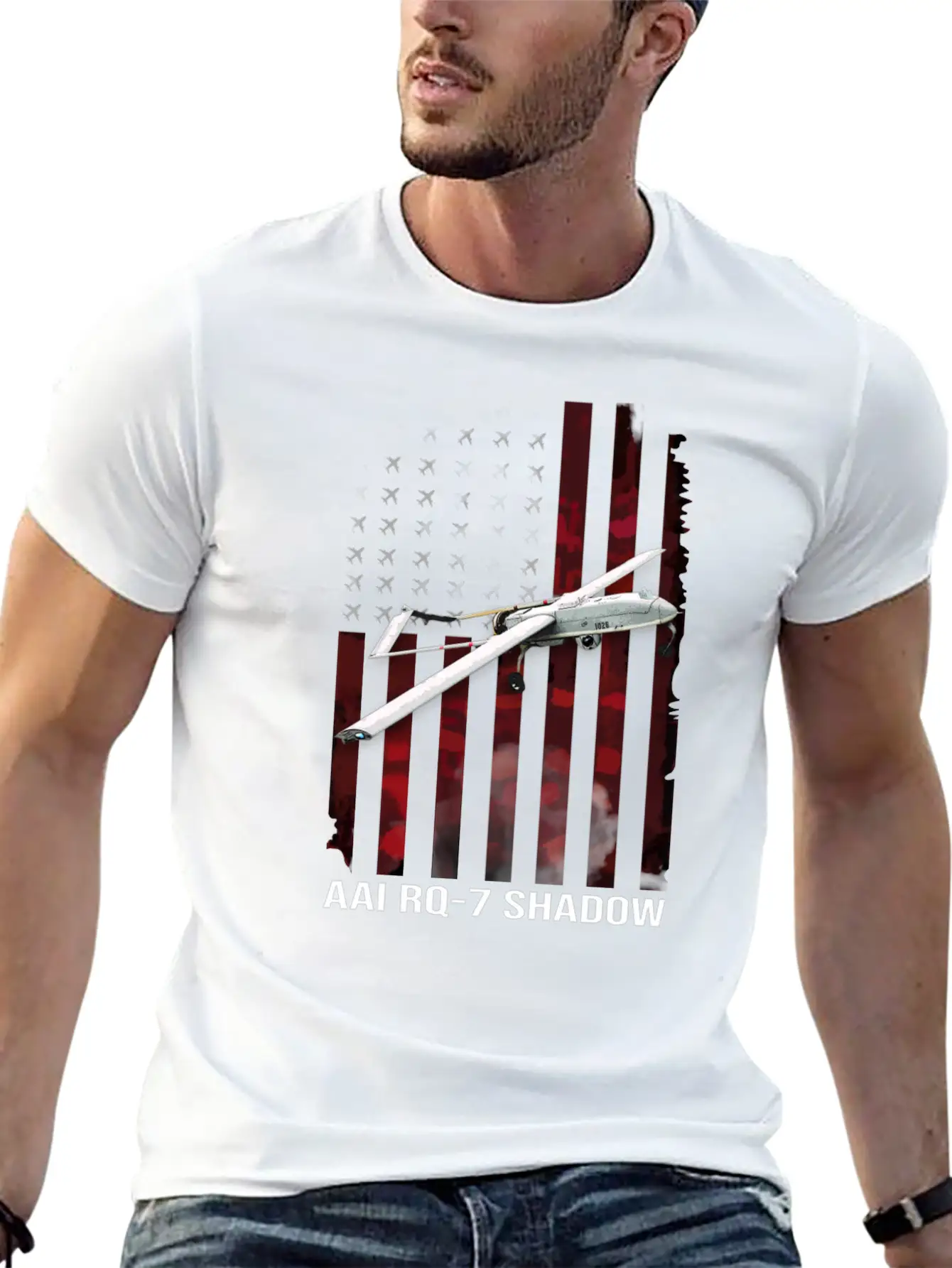 AAI RQ 7 Shadow Relaxed Everyday Tee – Lightweight And Durable Cotton