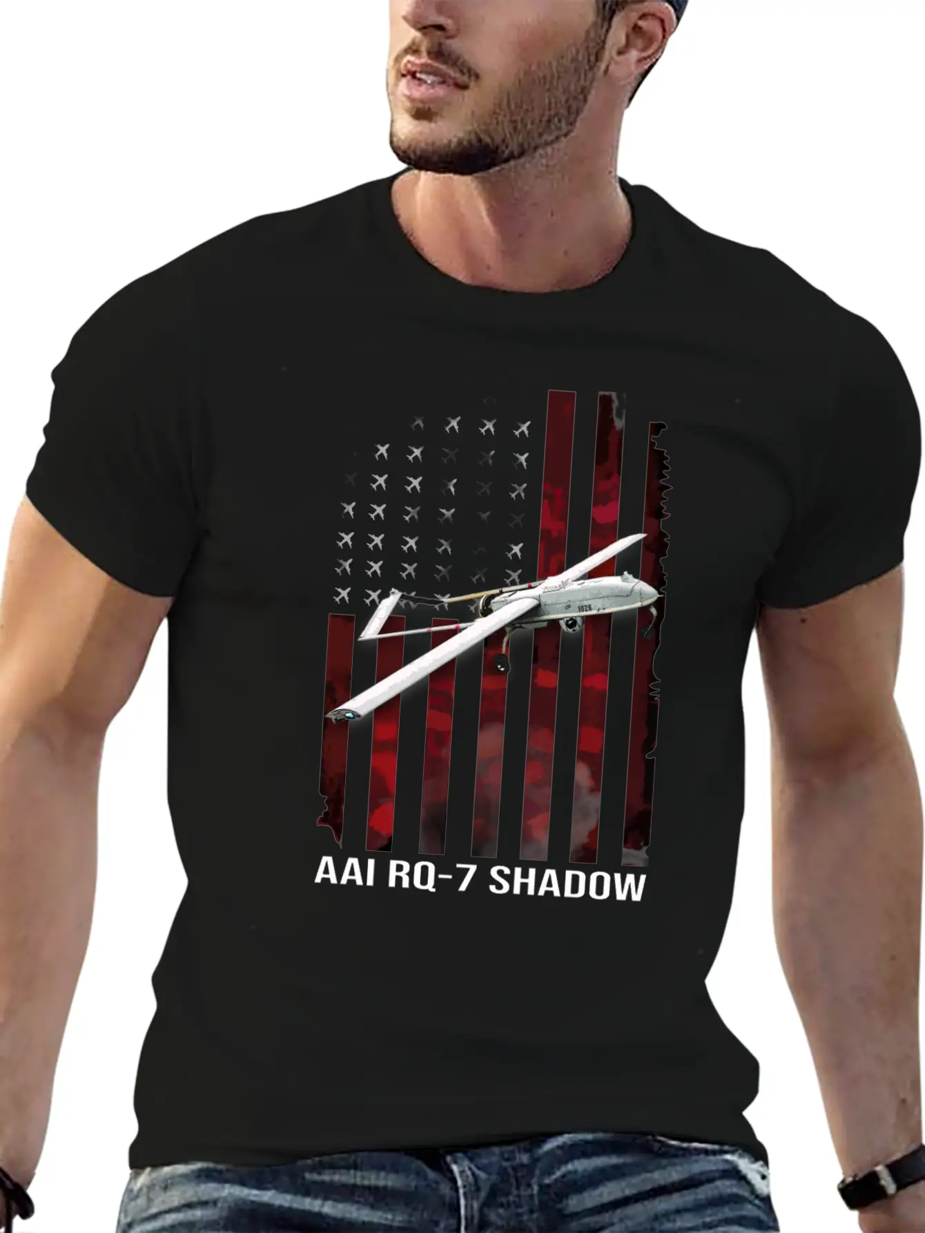 AAI RQ 7 Shadow Relaxed Everyday Tee – Lightweight And Durable Cotton