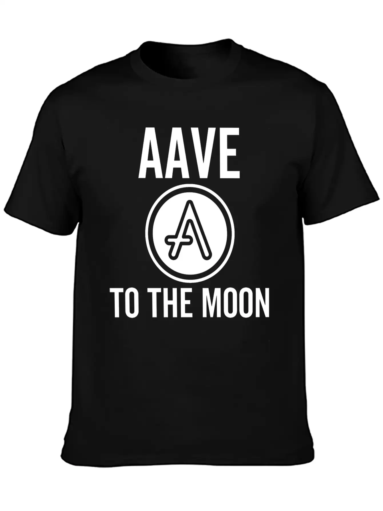 Aave To The Moon Modern Fit Casual T-Shirt – Clean And Versatile Design