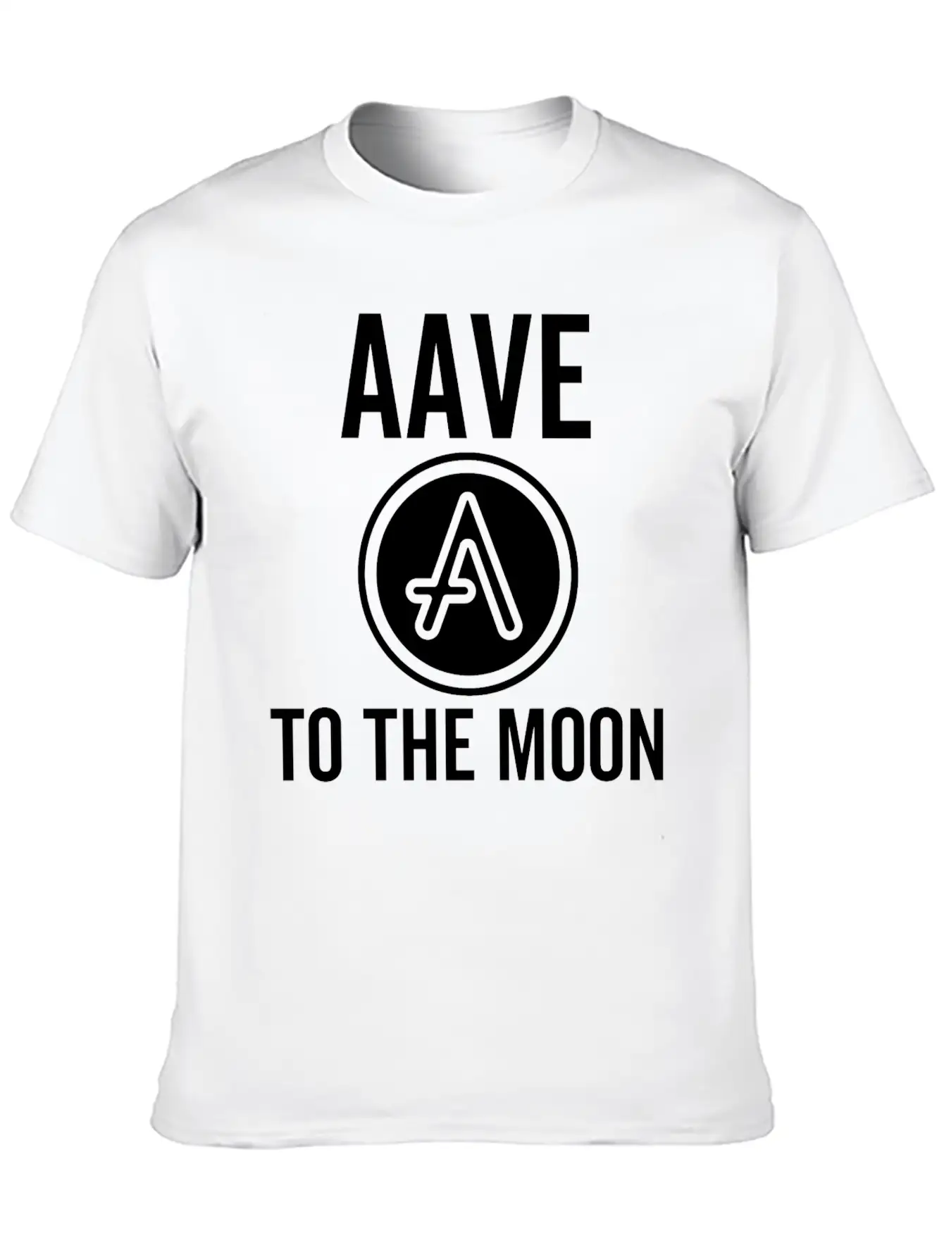 Aave To The Moon Modern Fit Casual T-Shirt – Clean And Versatile Design
