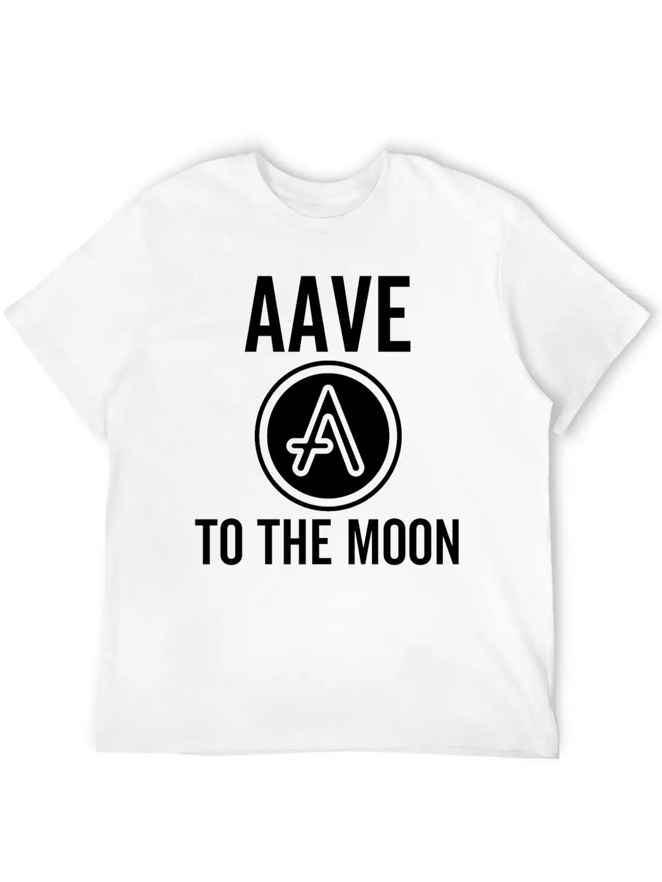 Aave To The Moon Modern Fit Casual T-Shirt – Clean And Versatile Design