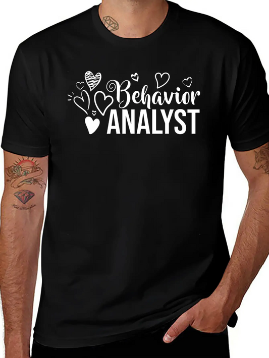 ABA Behavior Therapist Therapy Analyst Comfortable Minimalist Graphic Tee – Summer Style Essential
