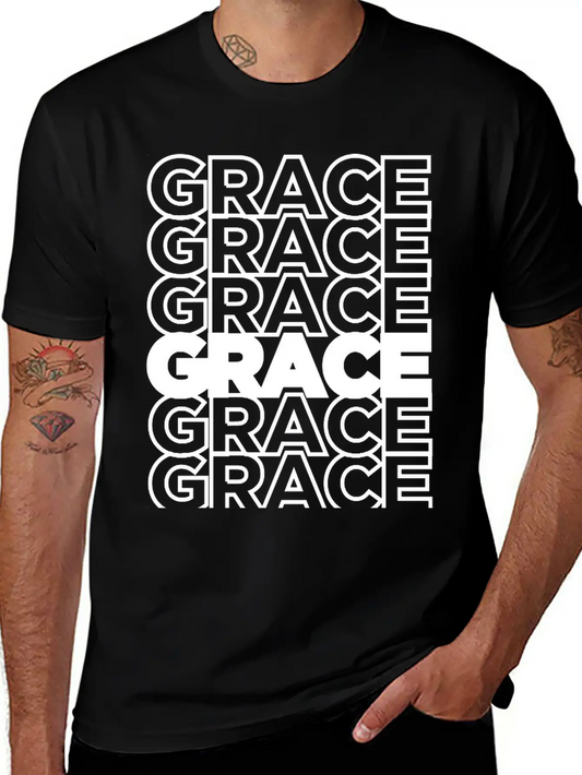 Abounding GRACE - Remix Unisex Casual T-Shirt – Clean Design For Daily Comfort