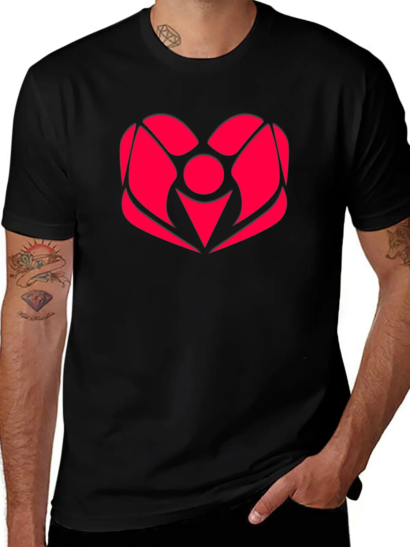 Abstract Alignment Unisex Casual T-Shirt – Clean Design For Daily Comfort