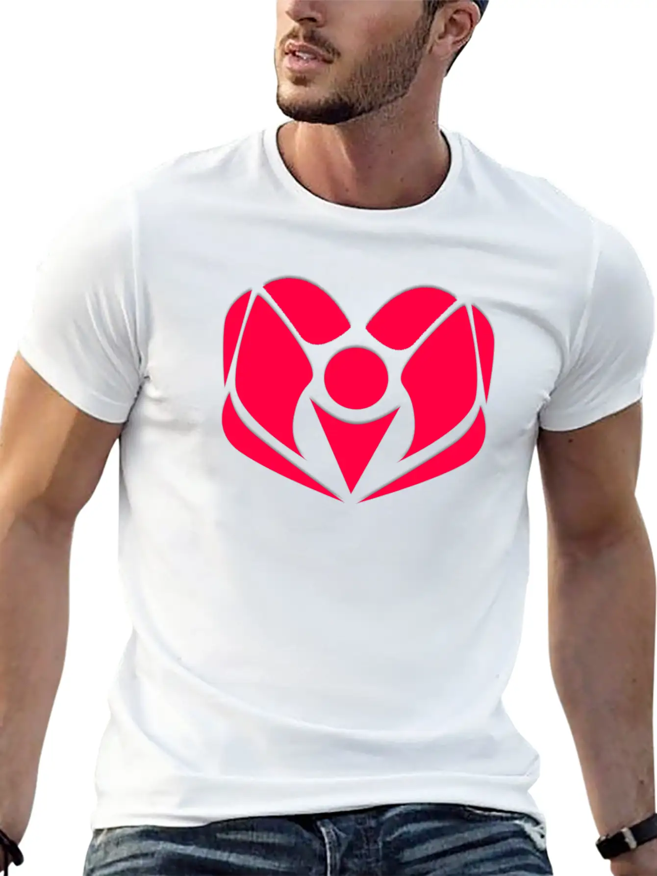 Abstract Alignment Unisex Casual T-Shirt – Clean Design For Daily Comfort