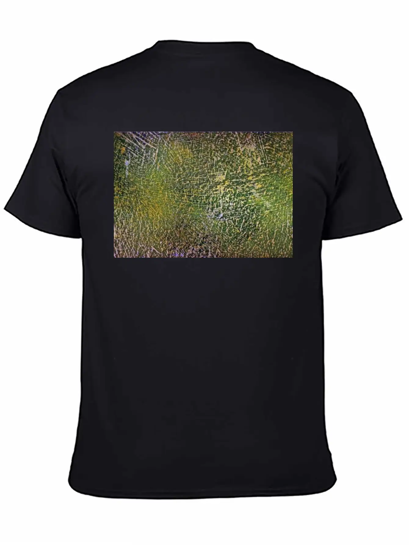 Abstract Art - Green / Yellow - Artist / Painting Stylish Everyday T-Shirt – Unisex Basic Cotton Tee