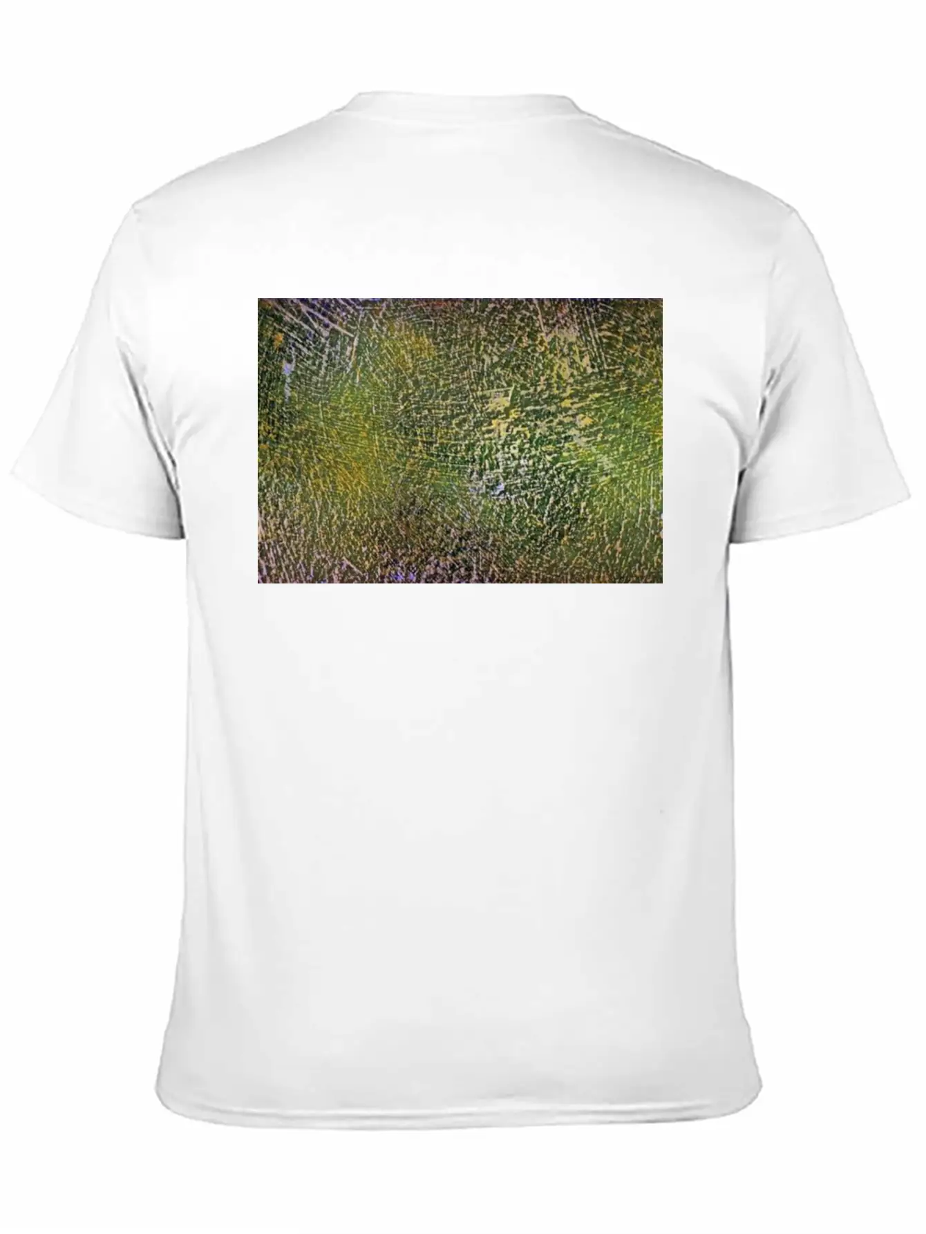 Abstract Art - Green / Yellow - Artist / Painting Stylish Everyday T-Shirt – Unisex Basic Cotton Tee