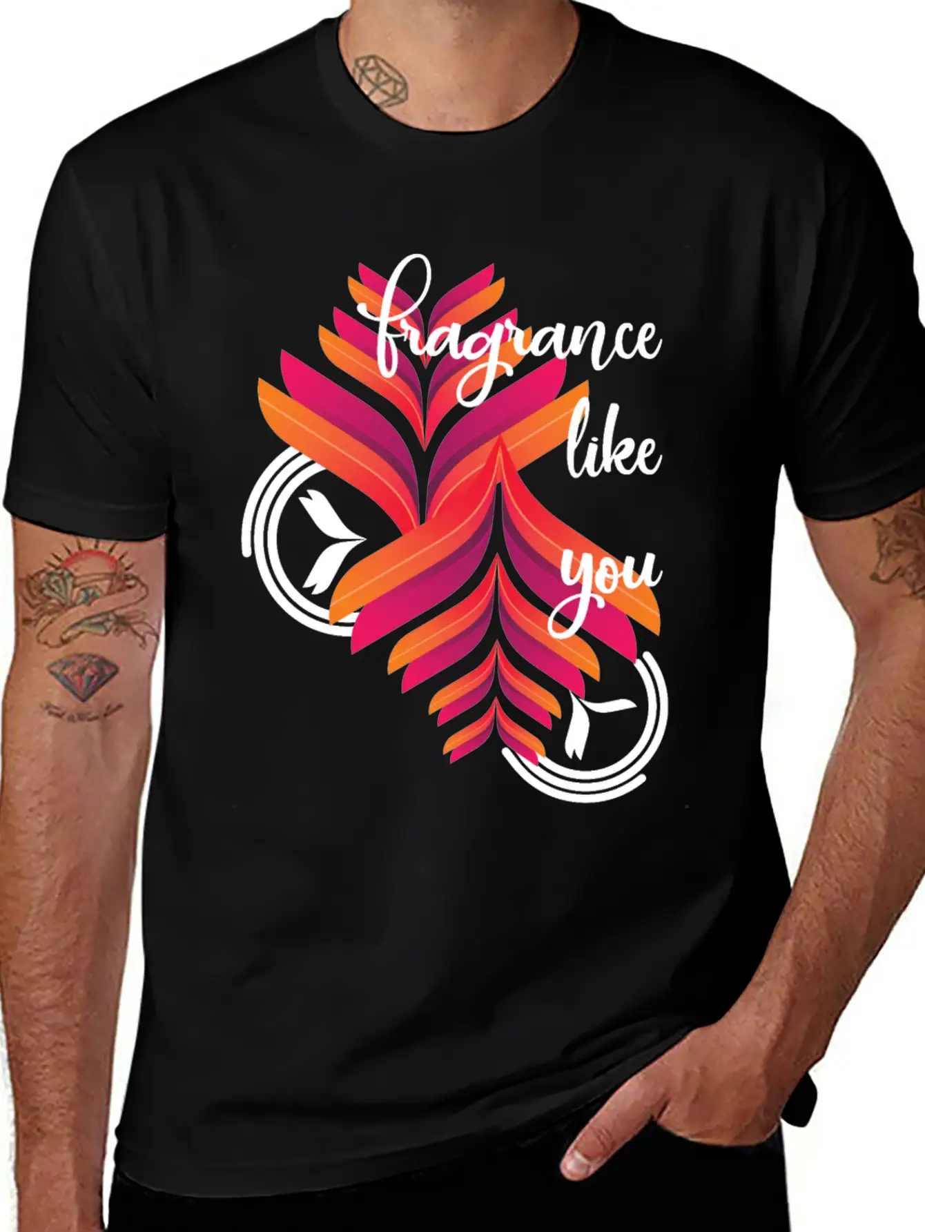 Abstract Classic Fit Graphic Tee For Daily Comfort – Unisex Cotton Shirt