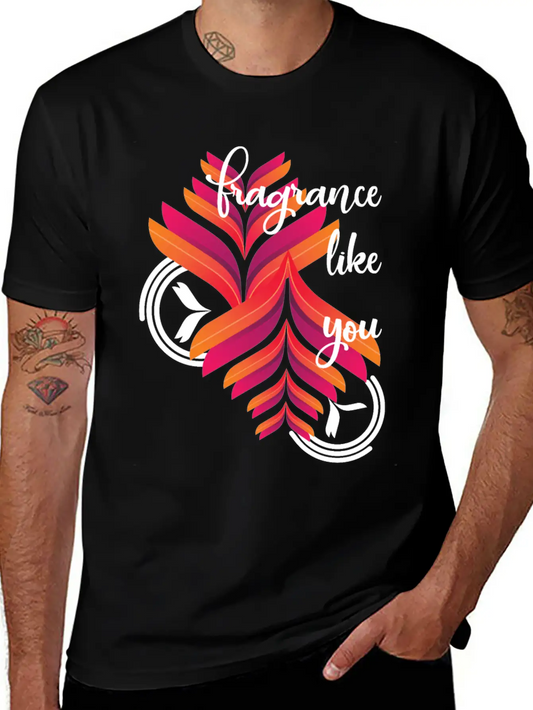 Abstract Classic Fit Graphic Tee For Daily Comfort – Unisex Cotton Shirt