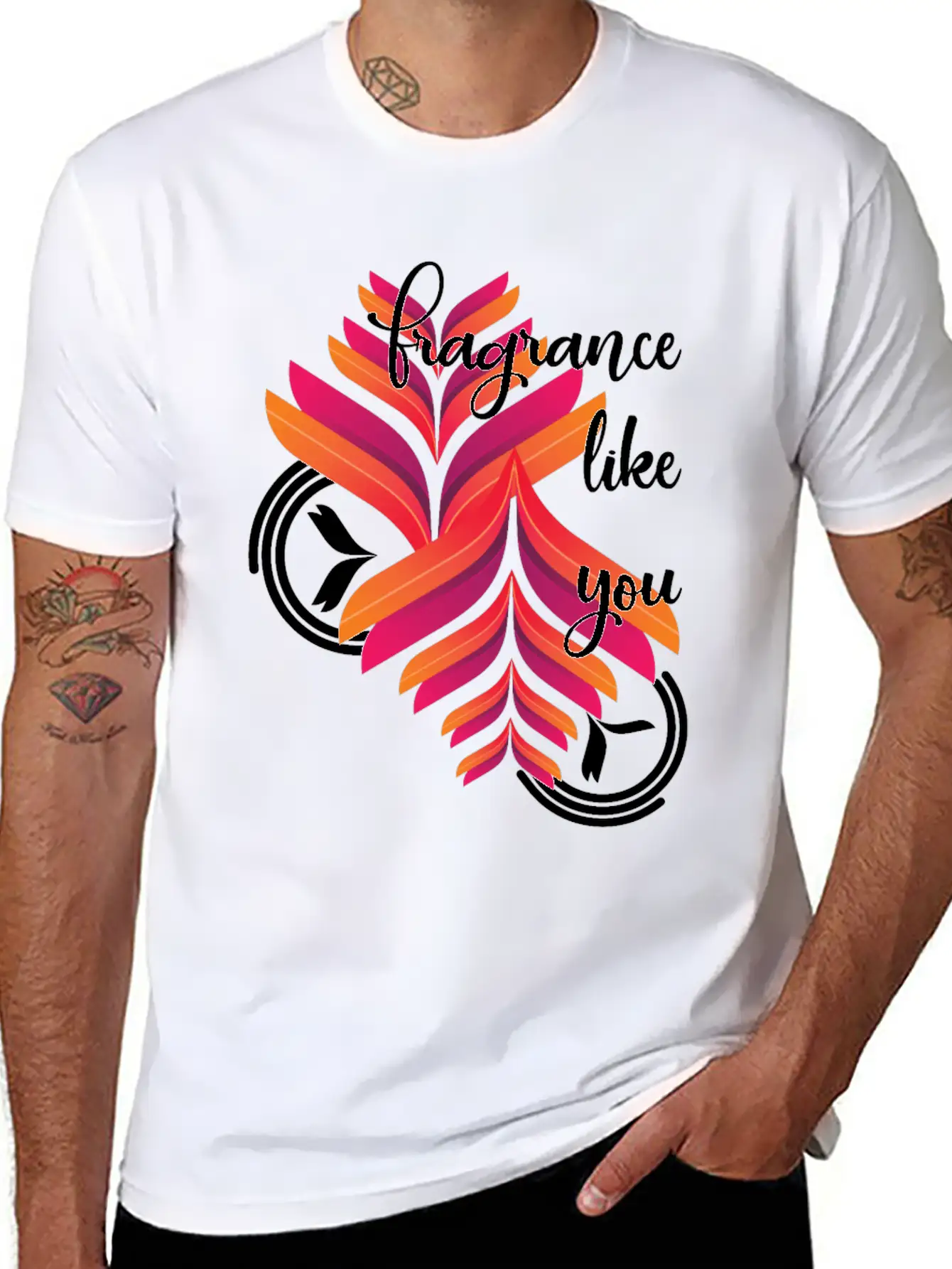 Abstract Classic Fit Graphic Tee For Daily Comfort – Unisex Cotton Shirt