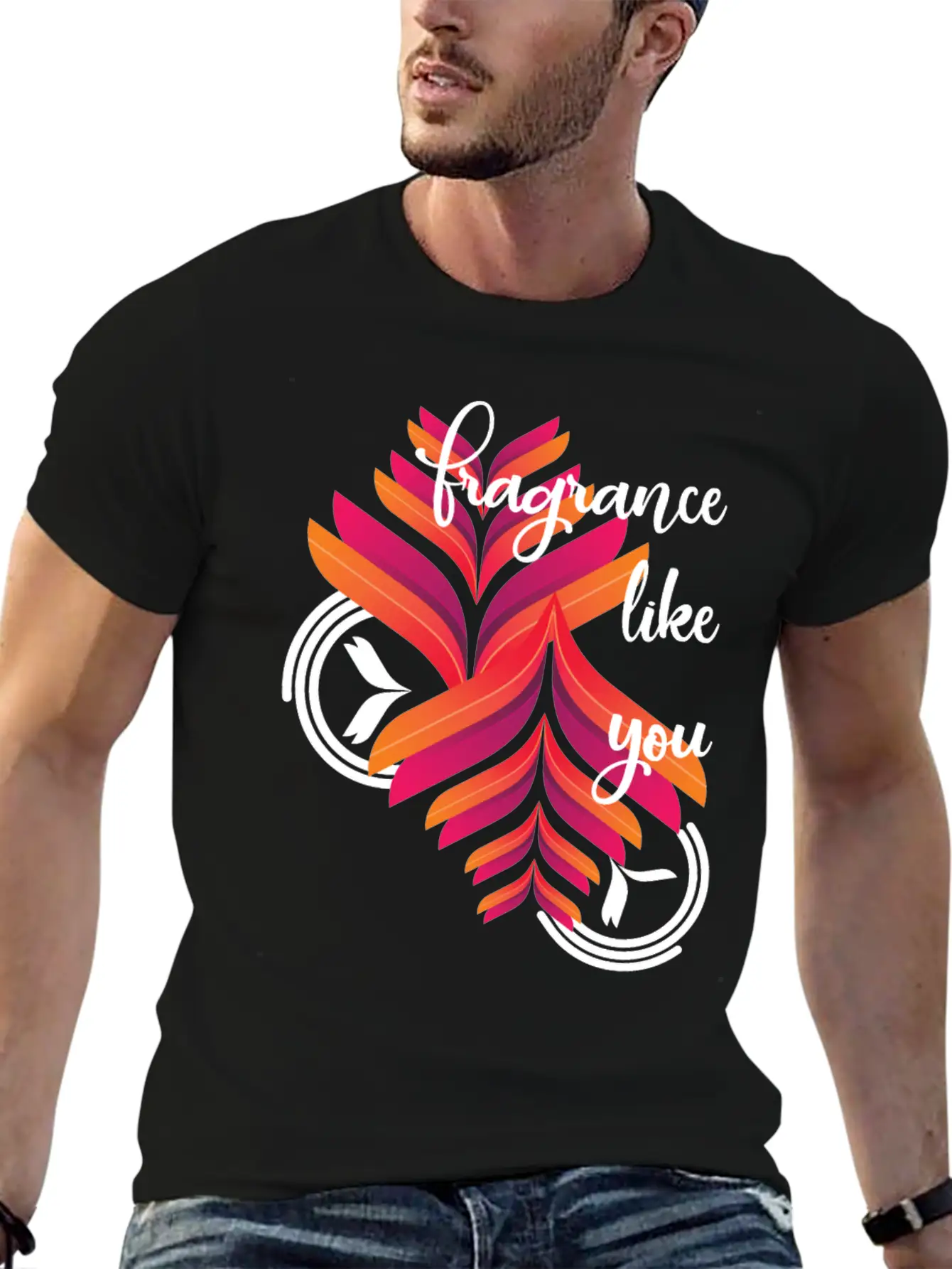 Abstract Classic Fit Graphic Tee For Daily Comfort – Unisex Cotton Shirt