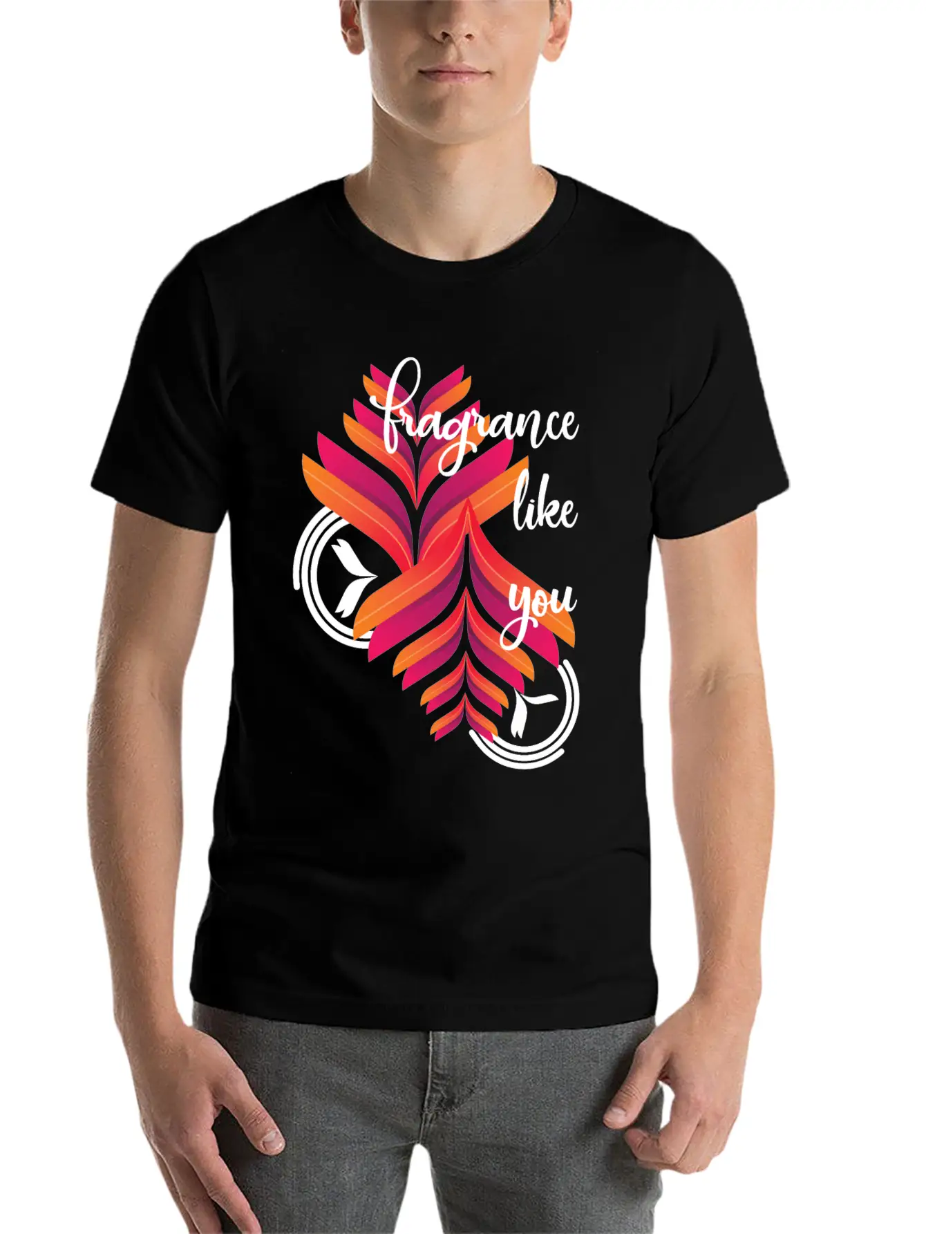 Abstract Classic Fit Graphic Tee For Daily Comfort – Unisex Cotton Shirt