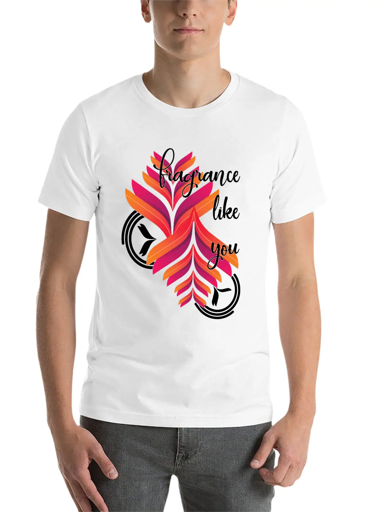 Abstract Classic Fit Graphic Tee For Daily Comfort – Unisex Cotton Shirt
