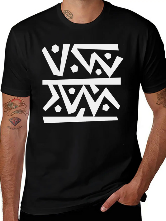Abstract Design Basic Graphic T-Shirt – Daily Comfort In Soft Cotton