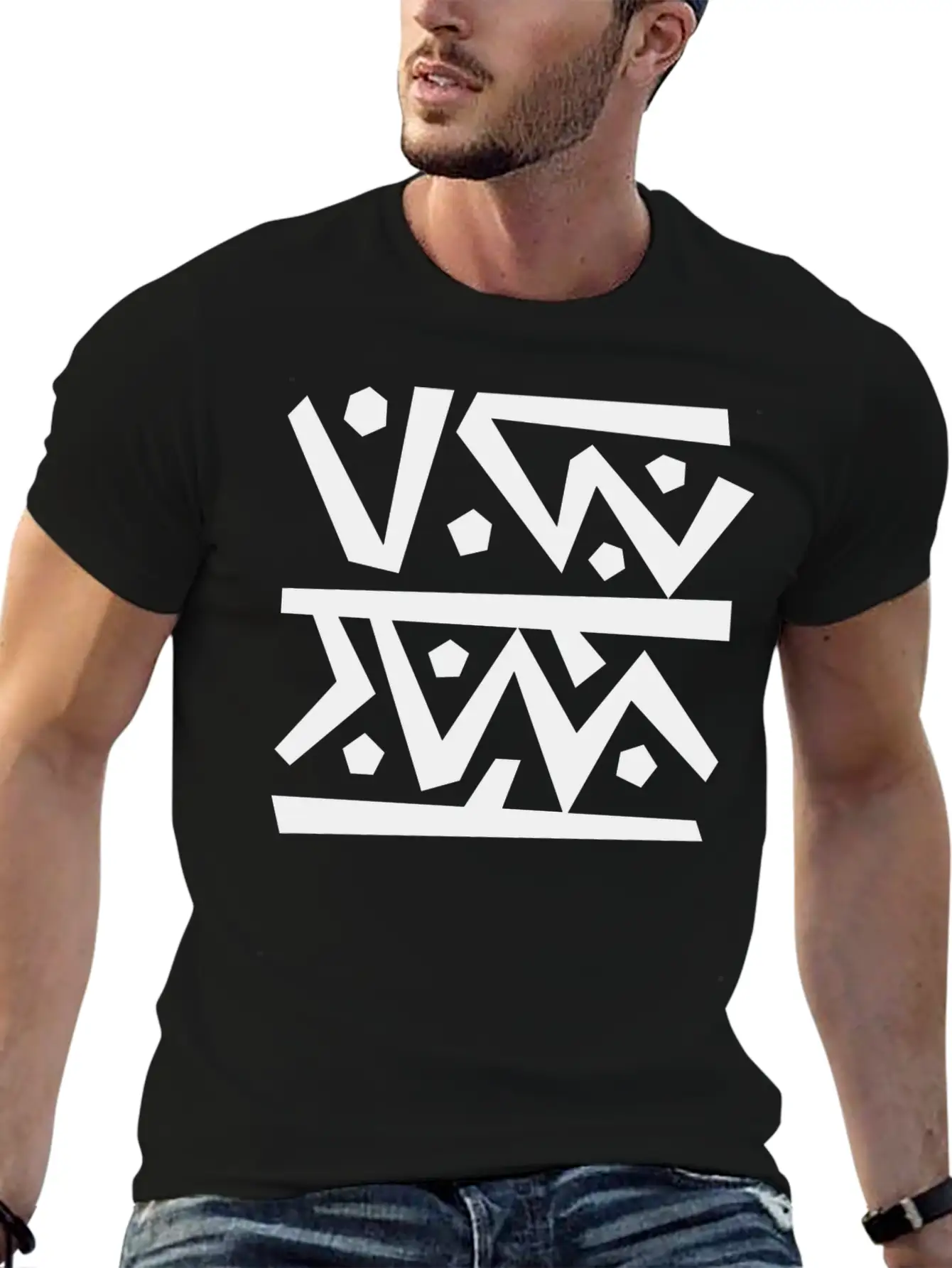 Abstract Design Basic Graphic T-Shirt – Daily Comfort In Soft Cotton
