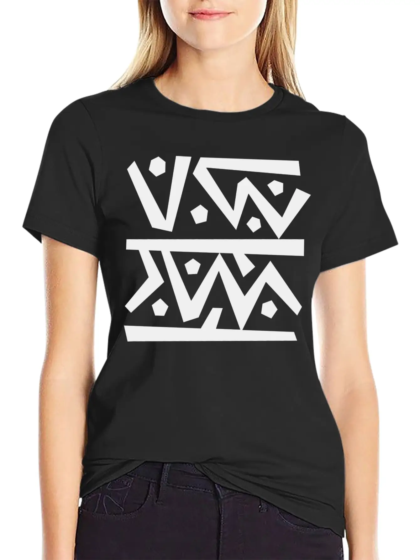 Abstract Design Basic Graphic T-Shirt – Daily Comfort In Soft Cotton