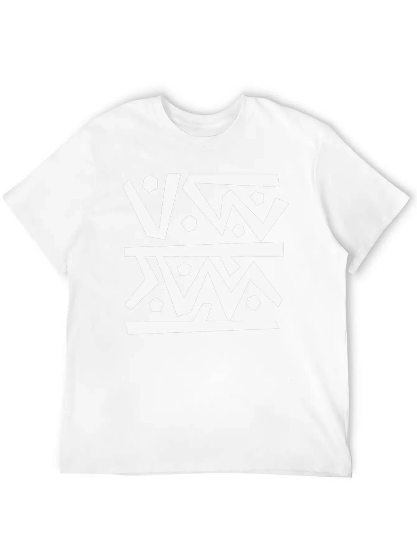 Abstract Design Basic Graphic T-Shirt – Daily Comfort In Soft Cotton
