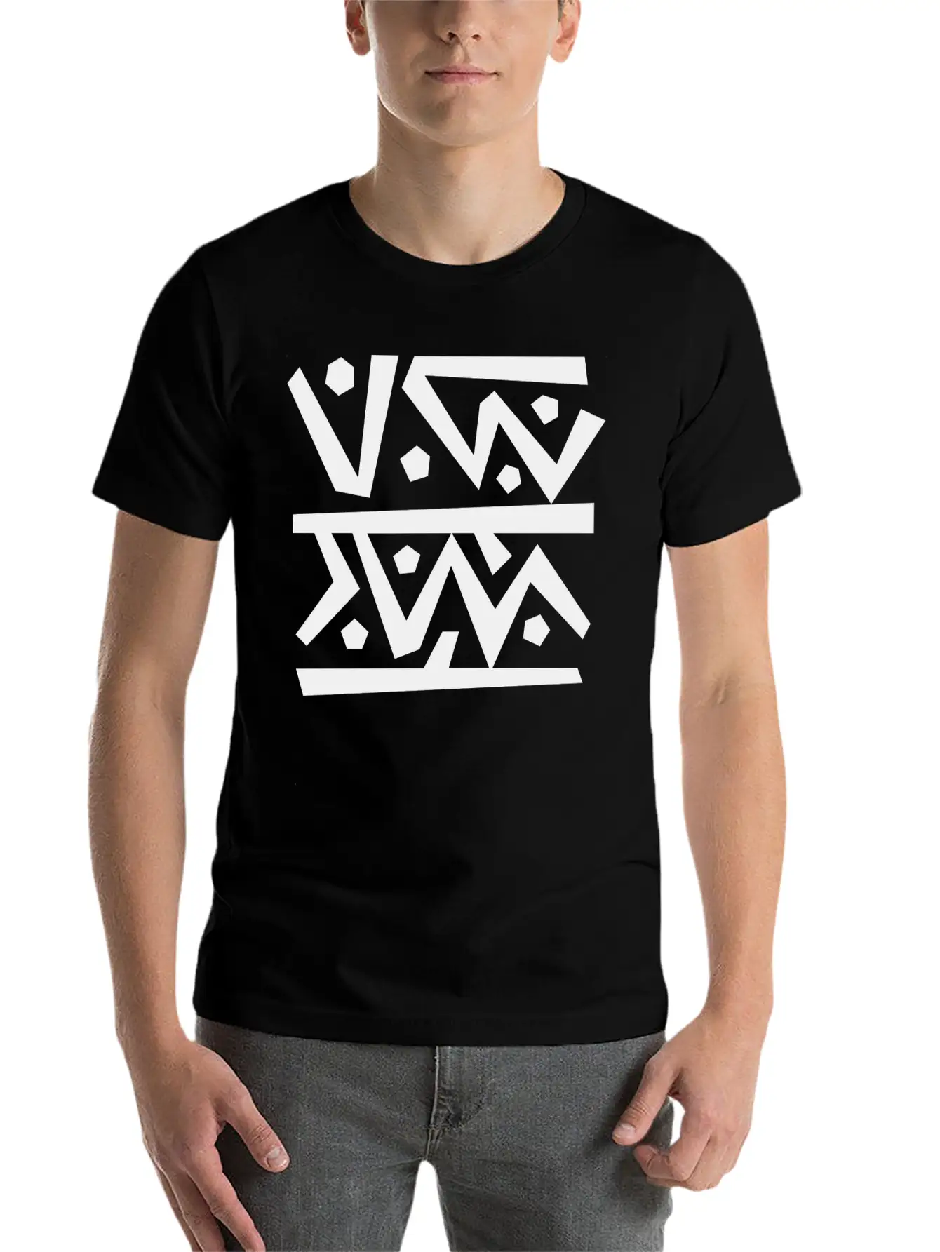 Abstract Design Basic Graphic T-Shirt – Daily Comfort In Soft Cotton