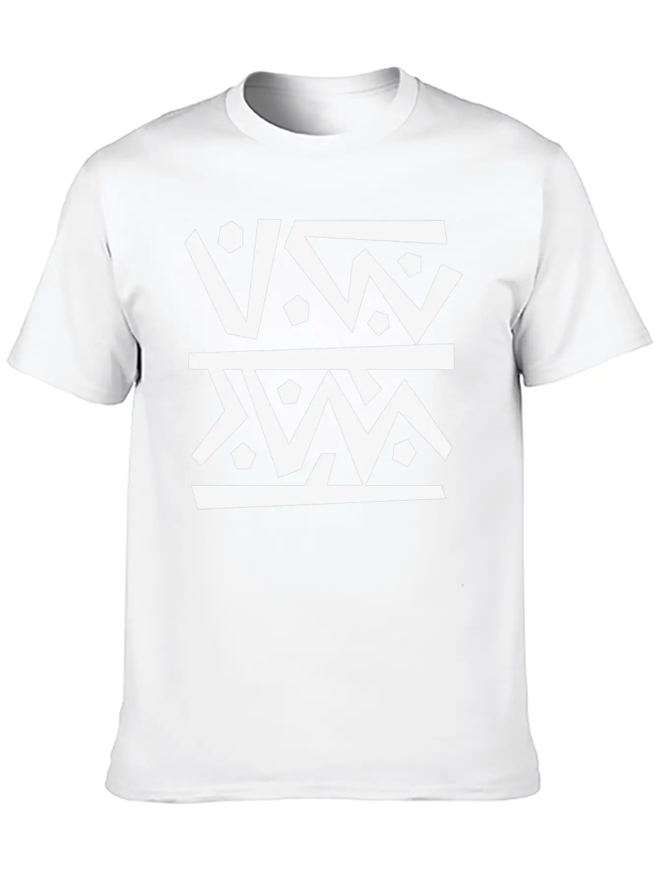 Abstract Design Basic Graphic T-Shirt – Daily Comfort In Soft Cotton