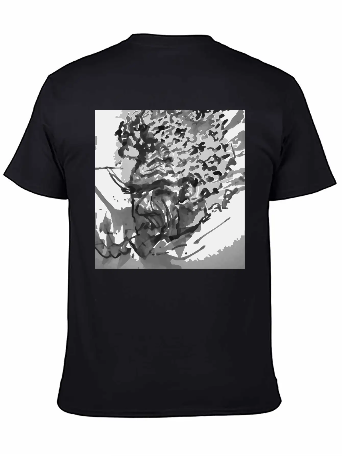 Abstract Essential Cotton Tee For Daily Outfits – Unisex Style