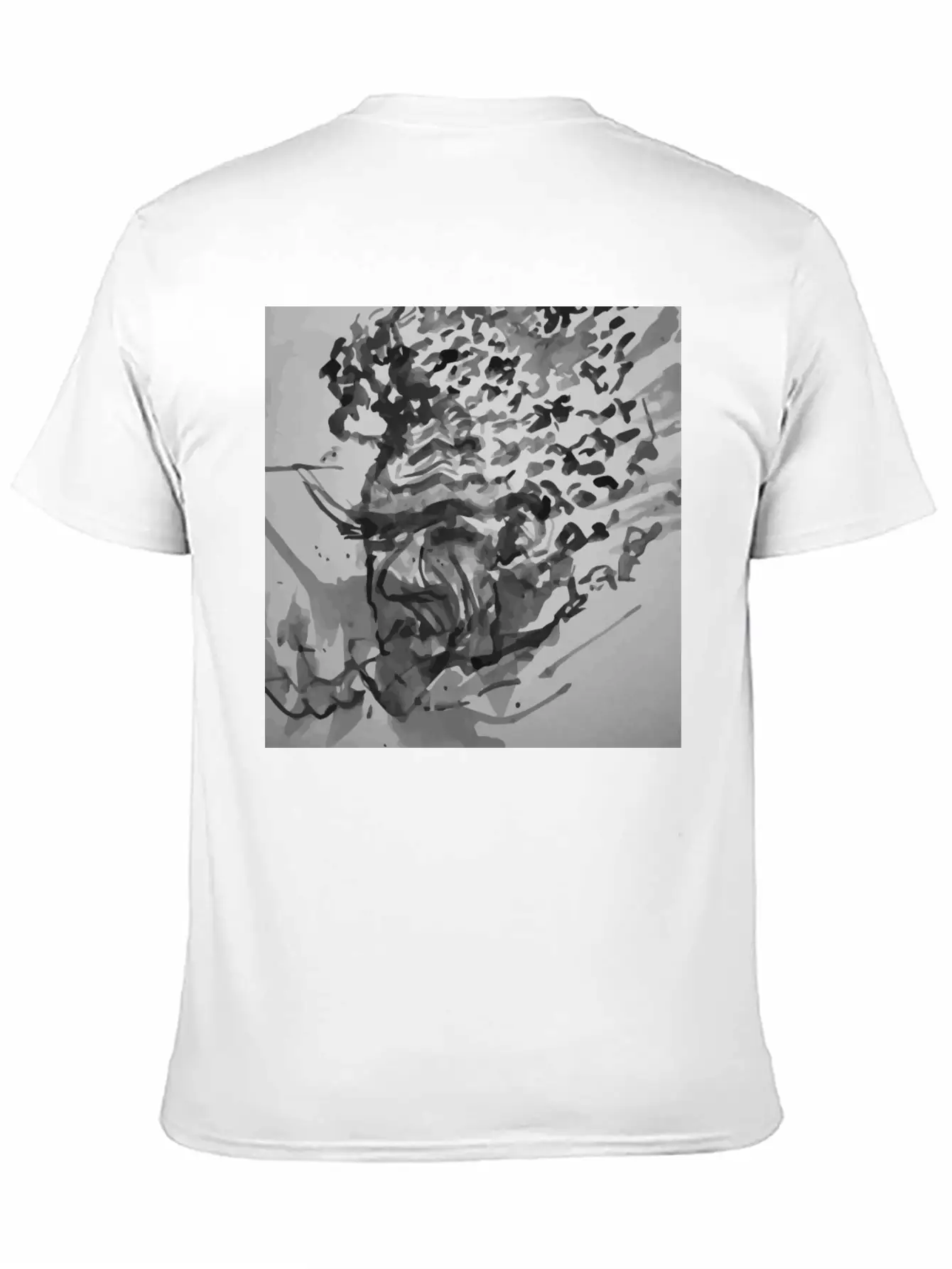 Abstract Essential Cotton Tee For Daily Outfits – Unisex Style