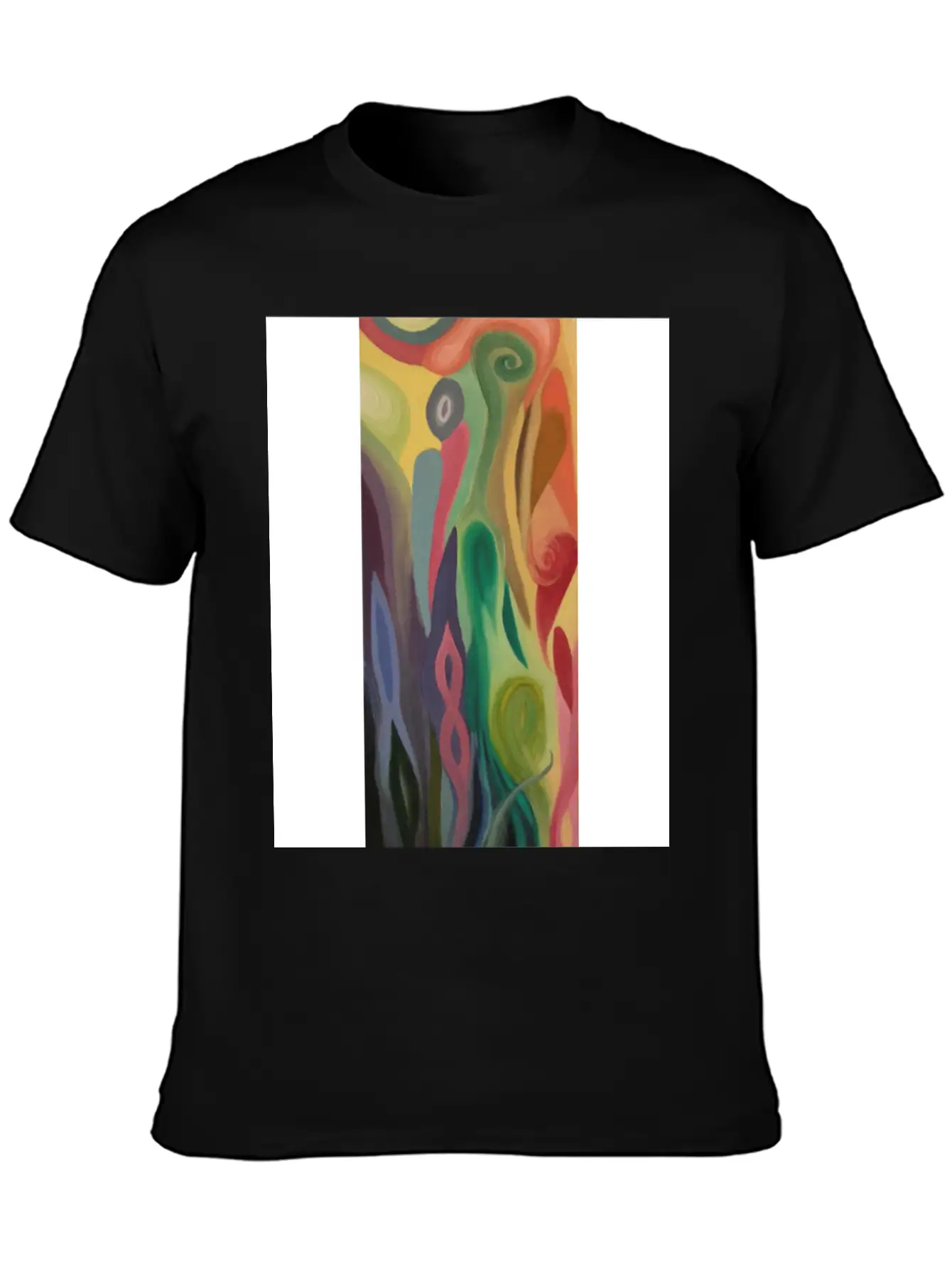 Abstract Flower Painting By Jason Signor Soft Cotton Short Sleeve Tee – Unisex Wardrobe Staple