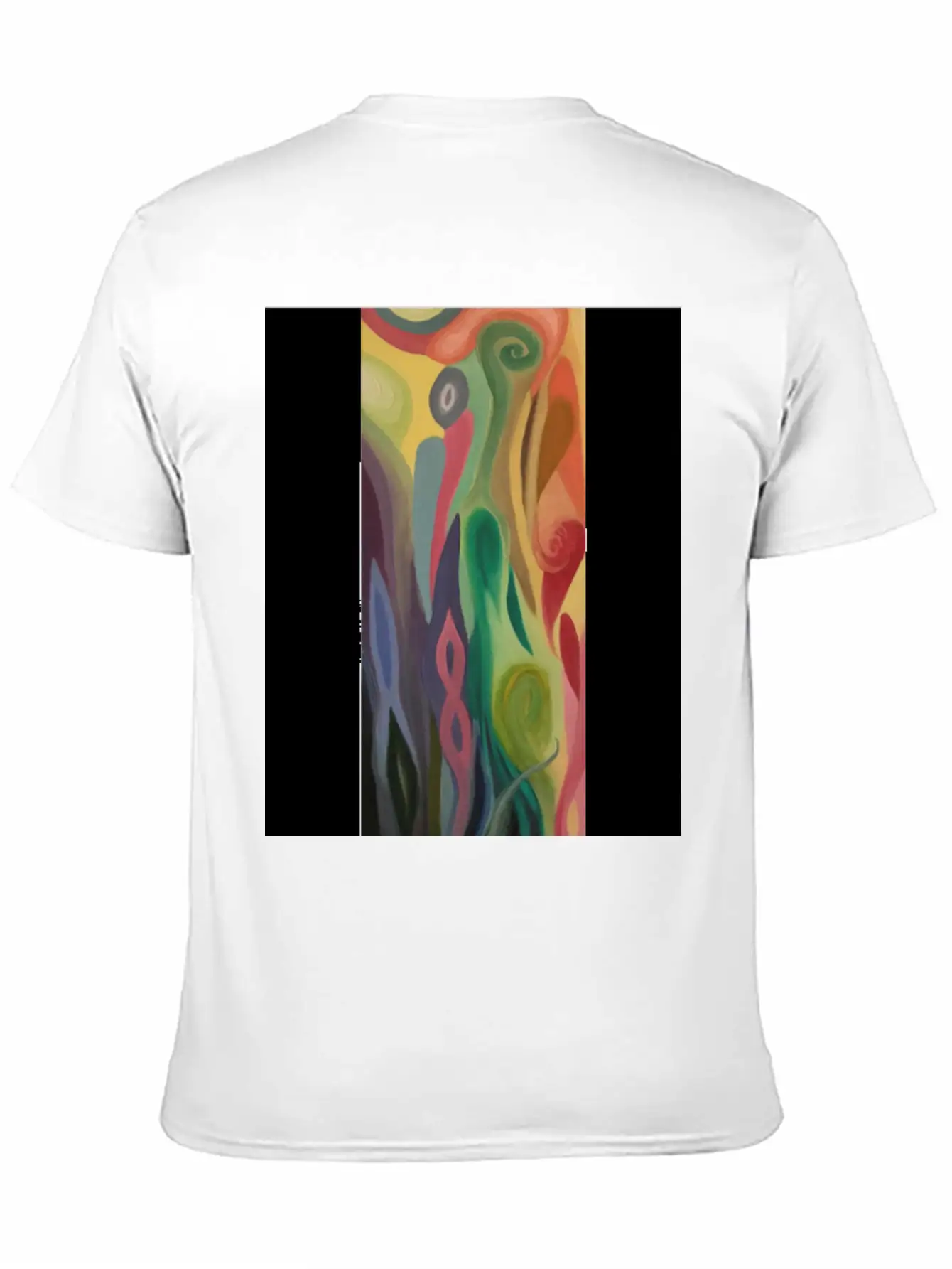 Abstract Flower Painting By Jason Signor Soft Cotton Short Sleeve Tee – Unisex Wardrobe Staple